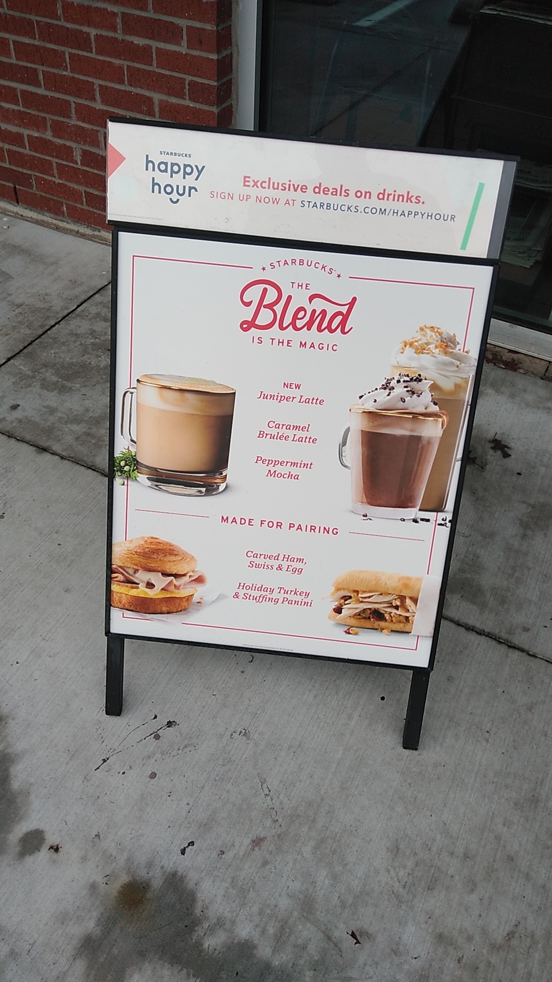 Starbucks Coffee Company Menu