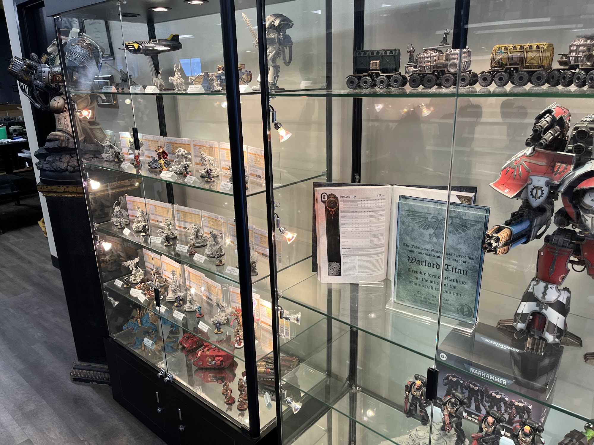 Warhammer Store & Cafe Menu