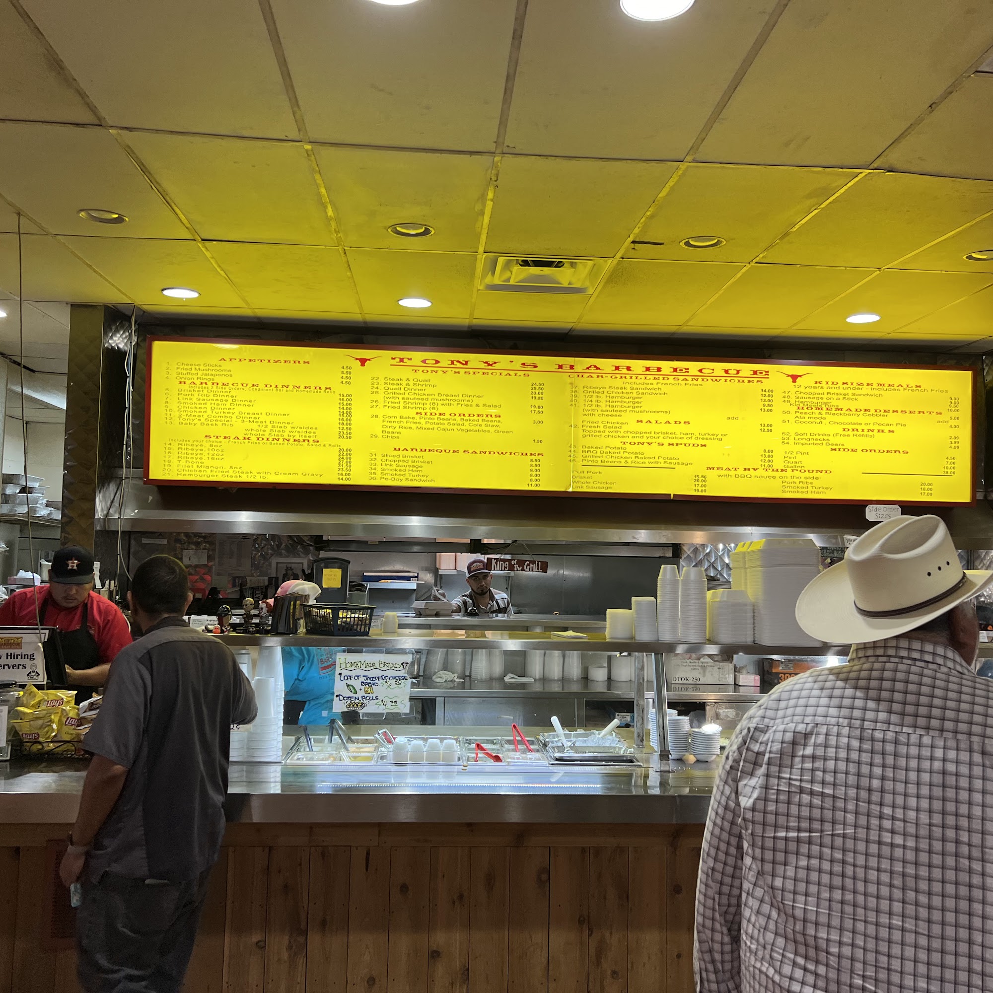 Tony's Barbecue & Steakhouse Groves