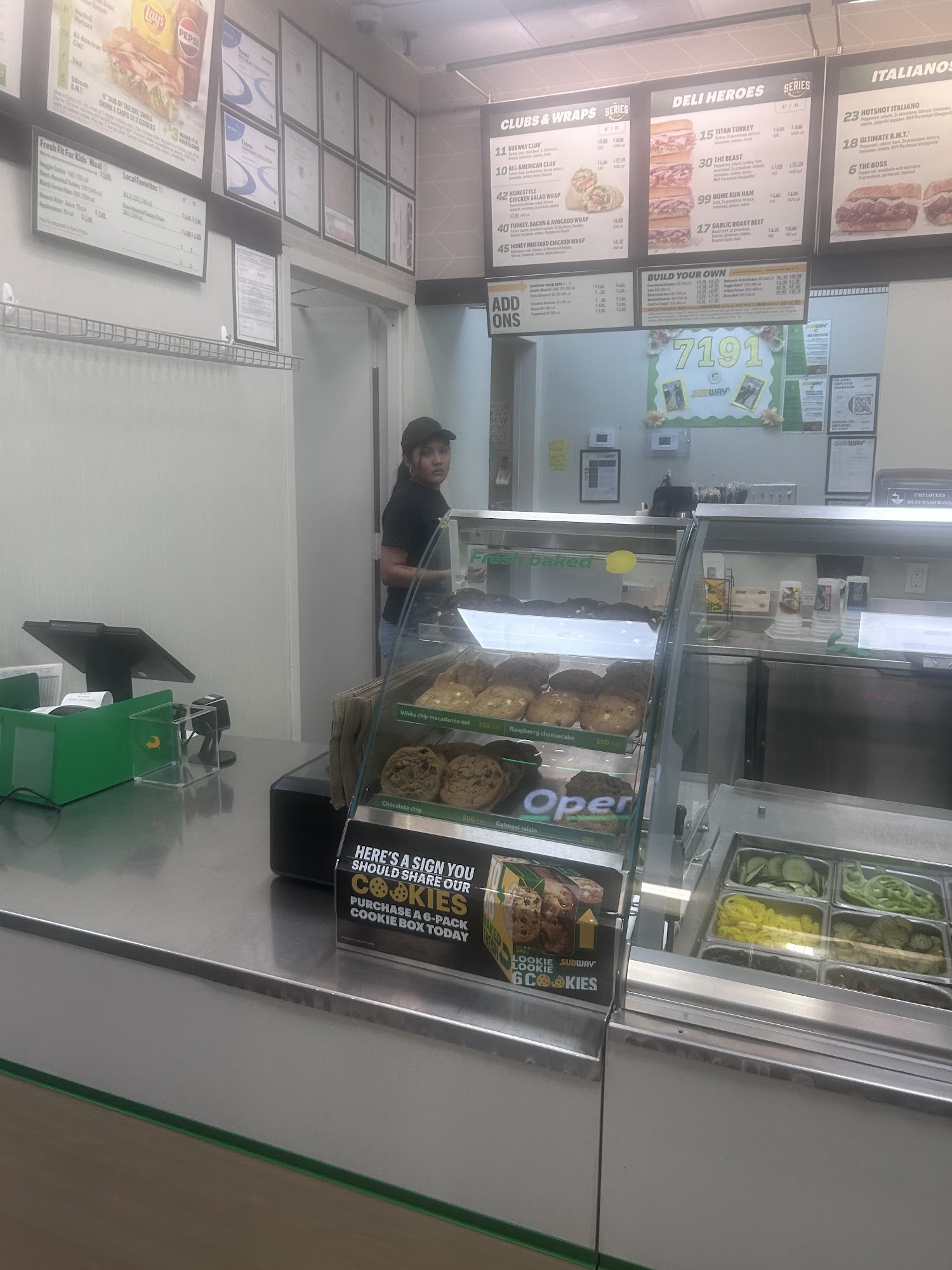 Subway Menu