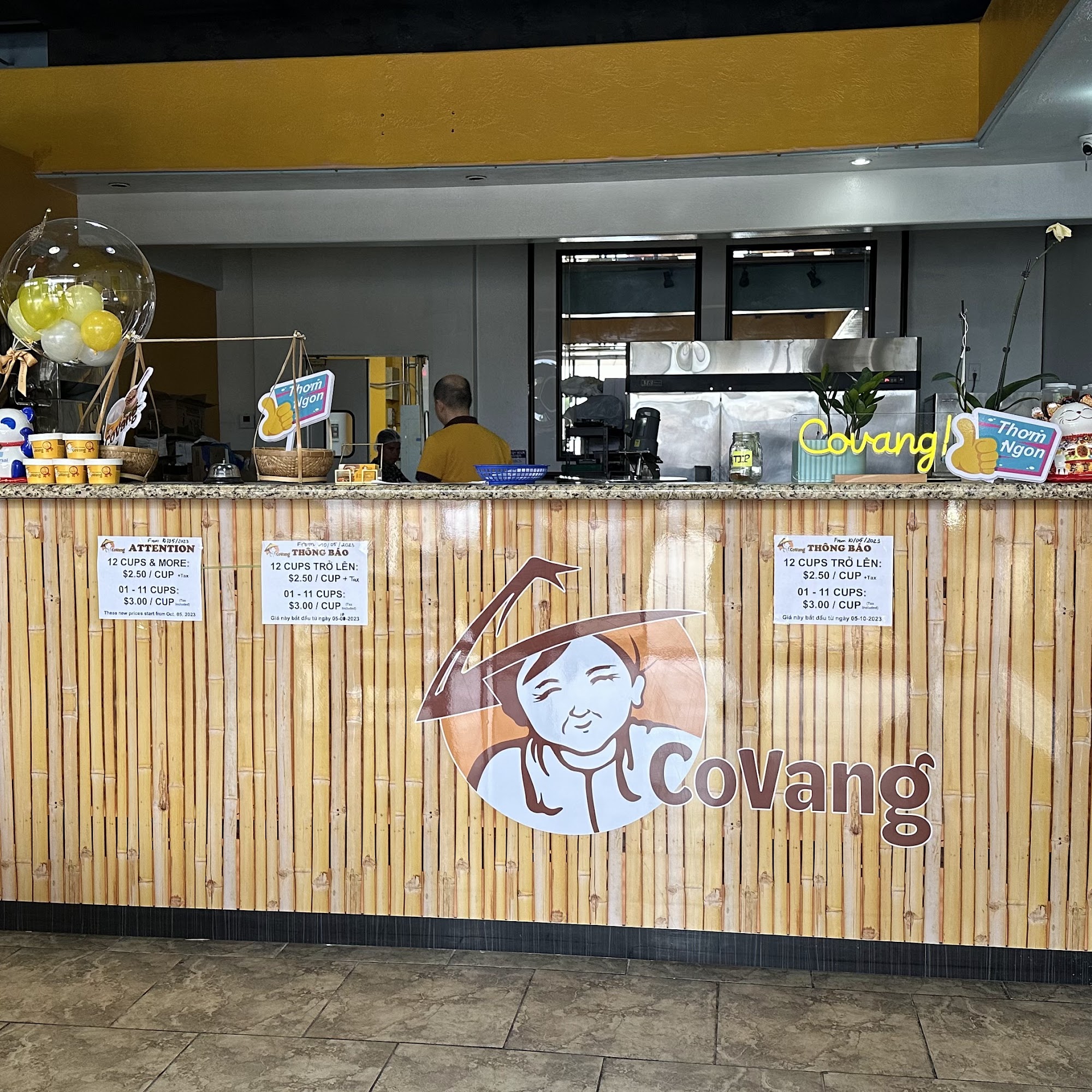 Covang Tofu Menu