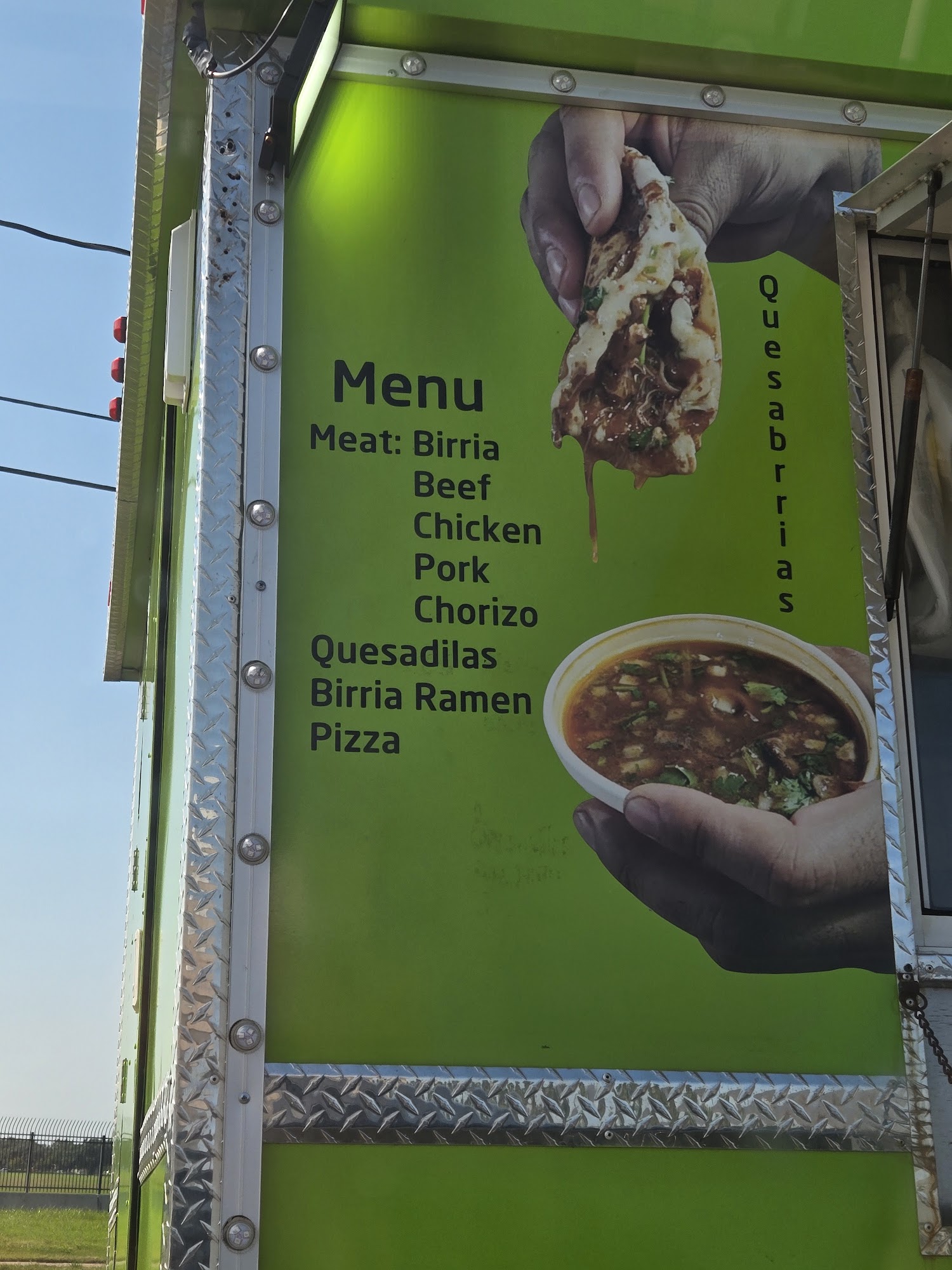 Birrieria Tamazula Menu