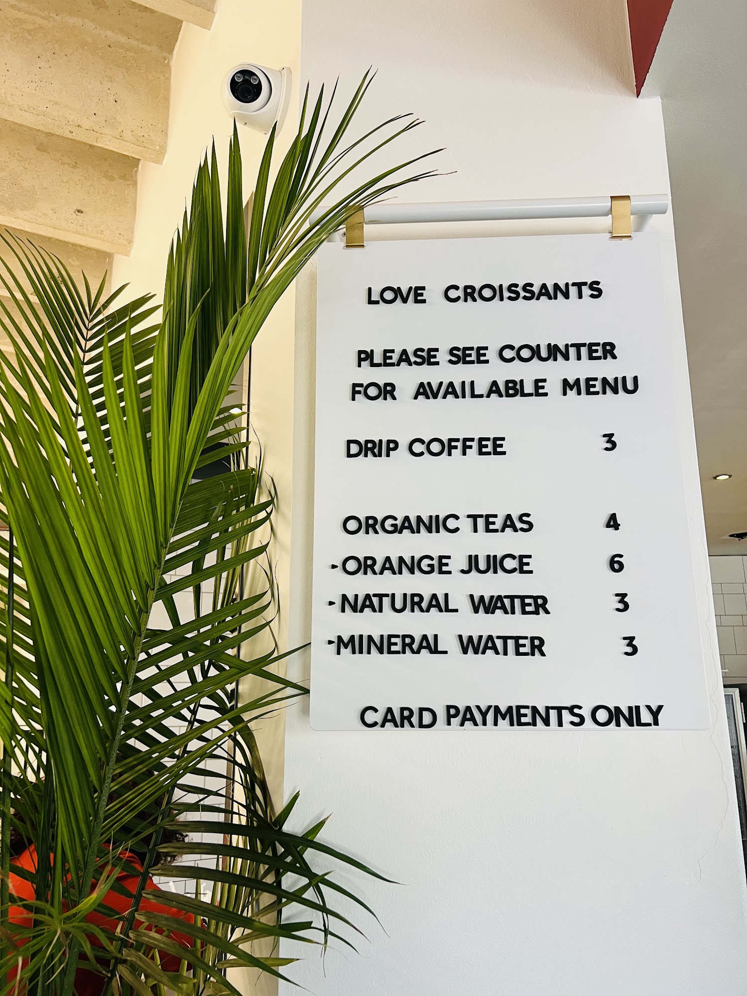 Love Croissants Menu