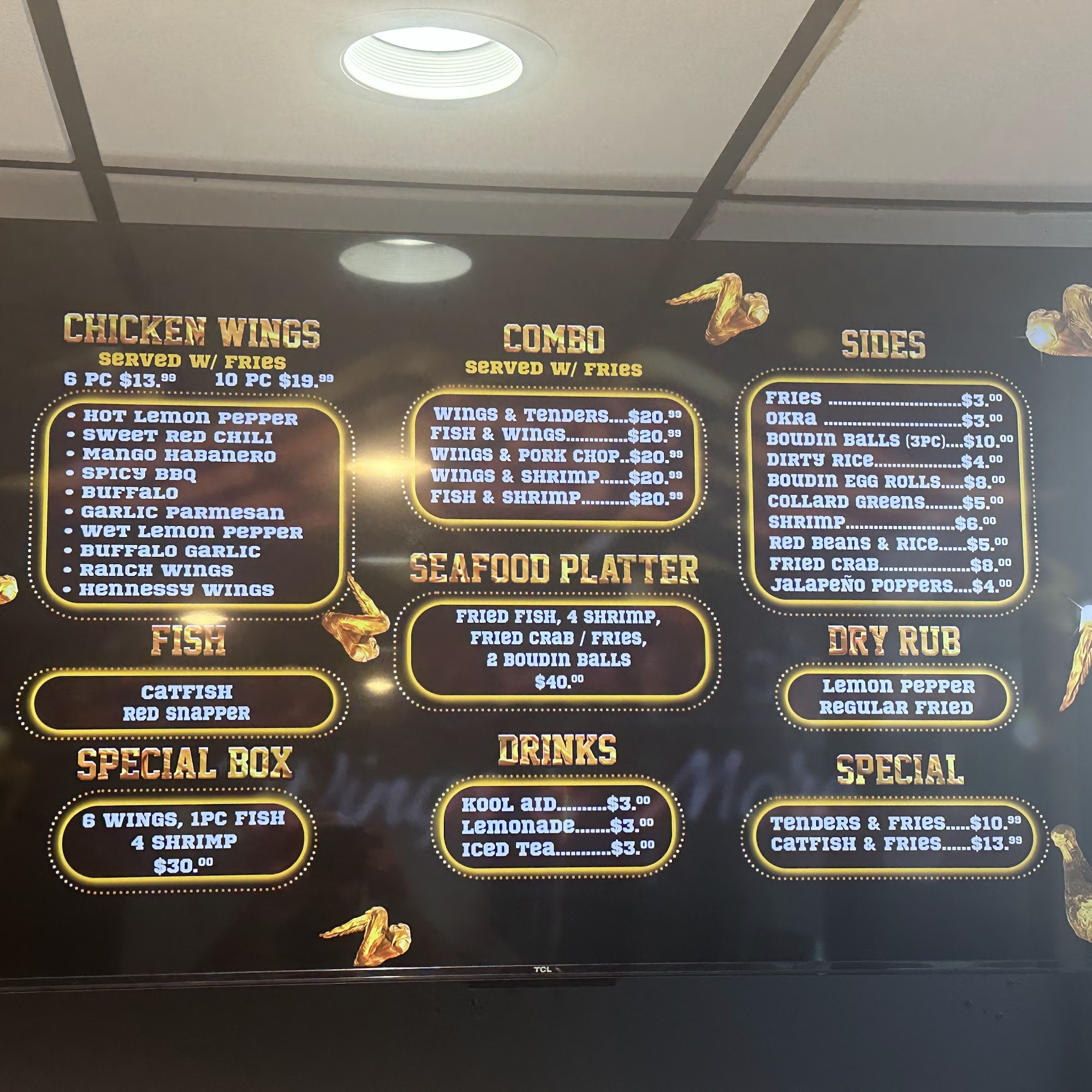 2 Brothers Wings & More Menu