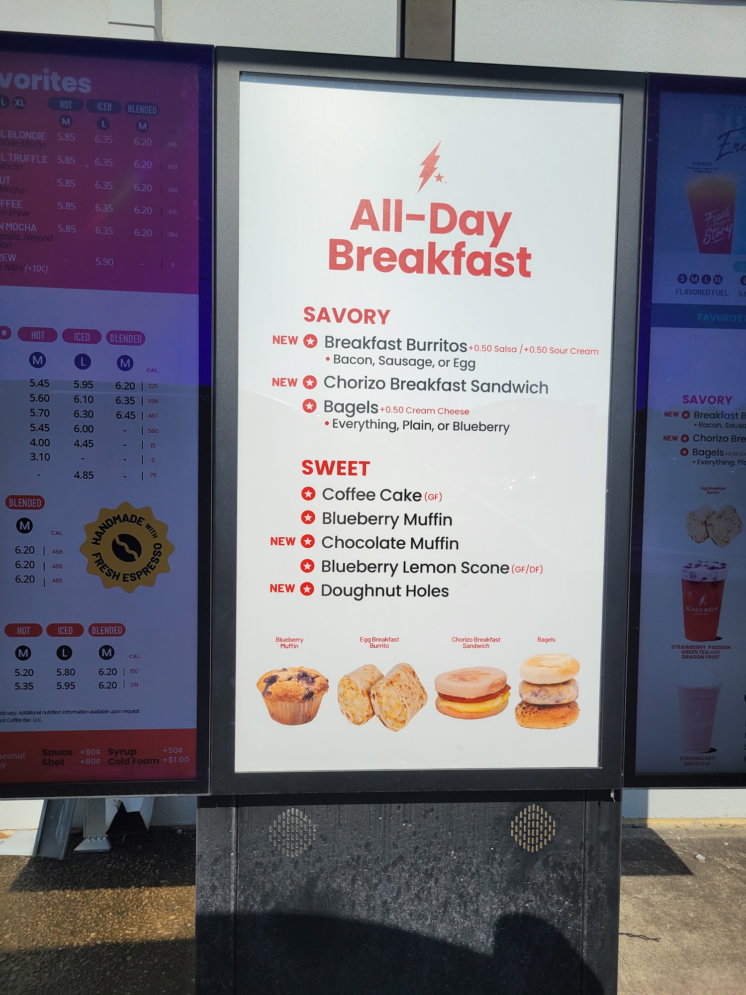 Black Rock Coffee Bar Menu