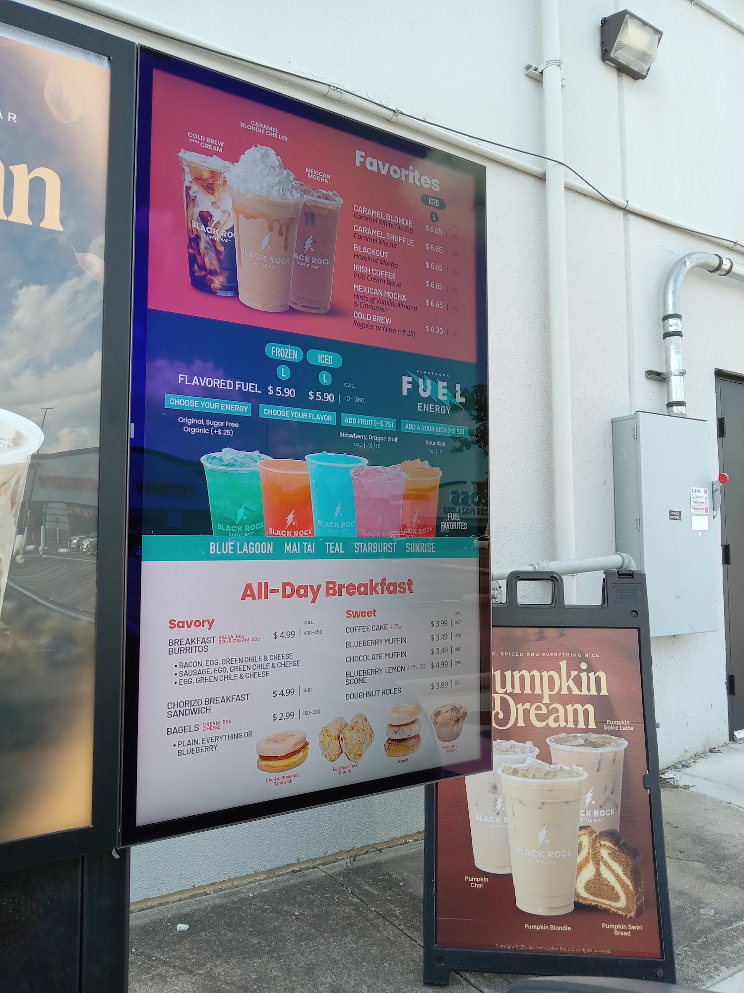 Black Rock Coffee Bar Menu