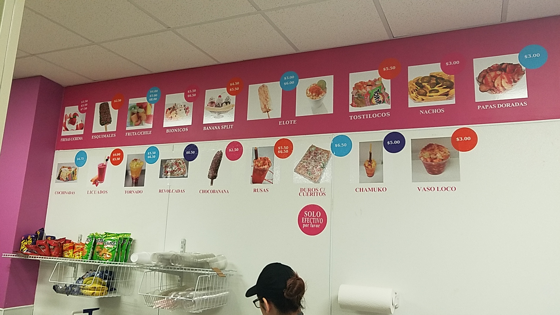 La Real Michoacana 7 Menu