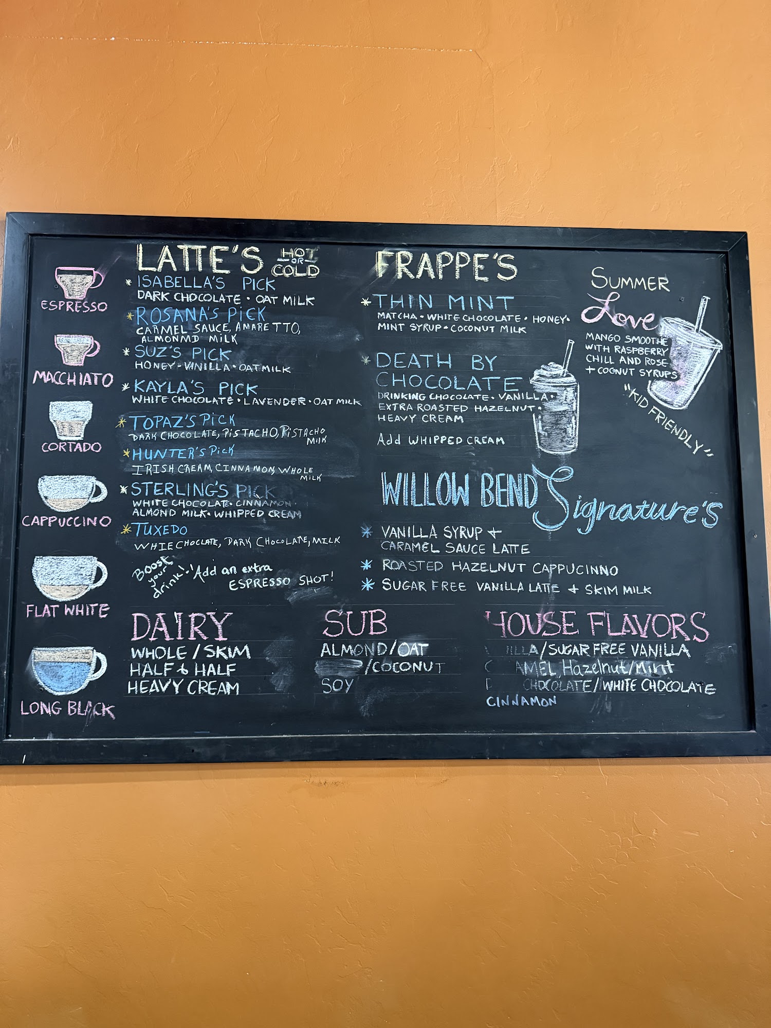 Zodiac Time Coffee Bistro Menu