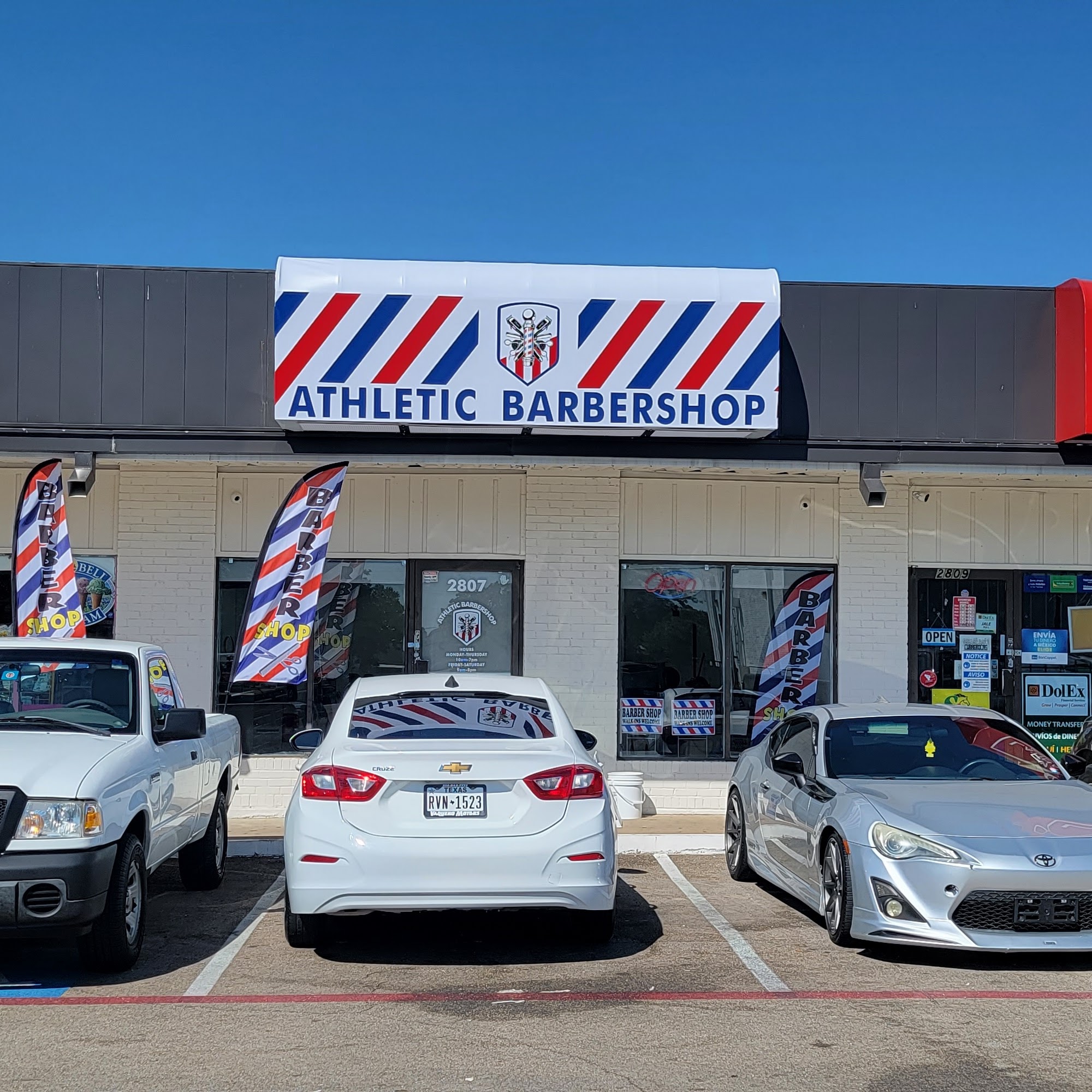 Athletic barbershop 2807 N MacArthur Blvd, Irving Texas 75062