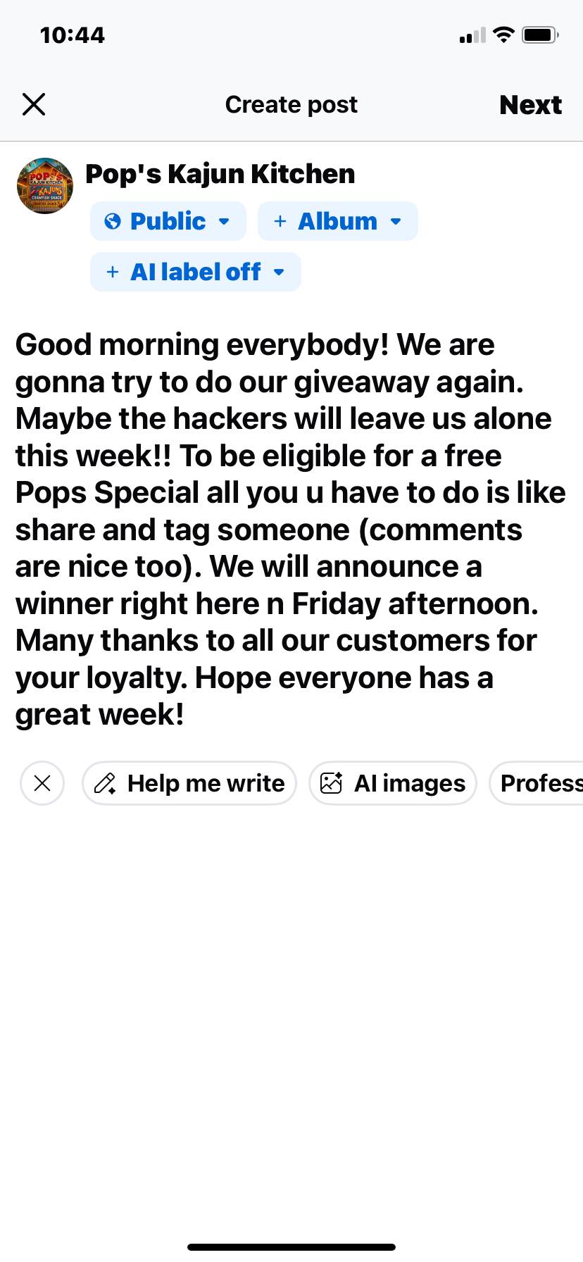 Photo credit: facebook