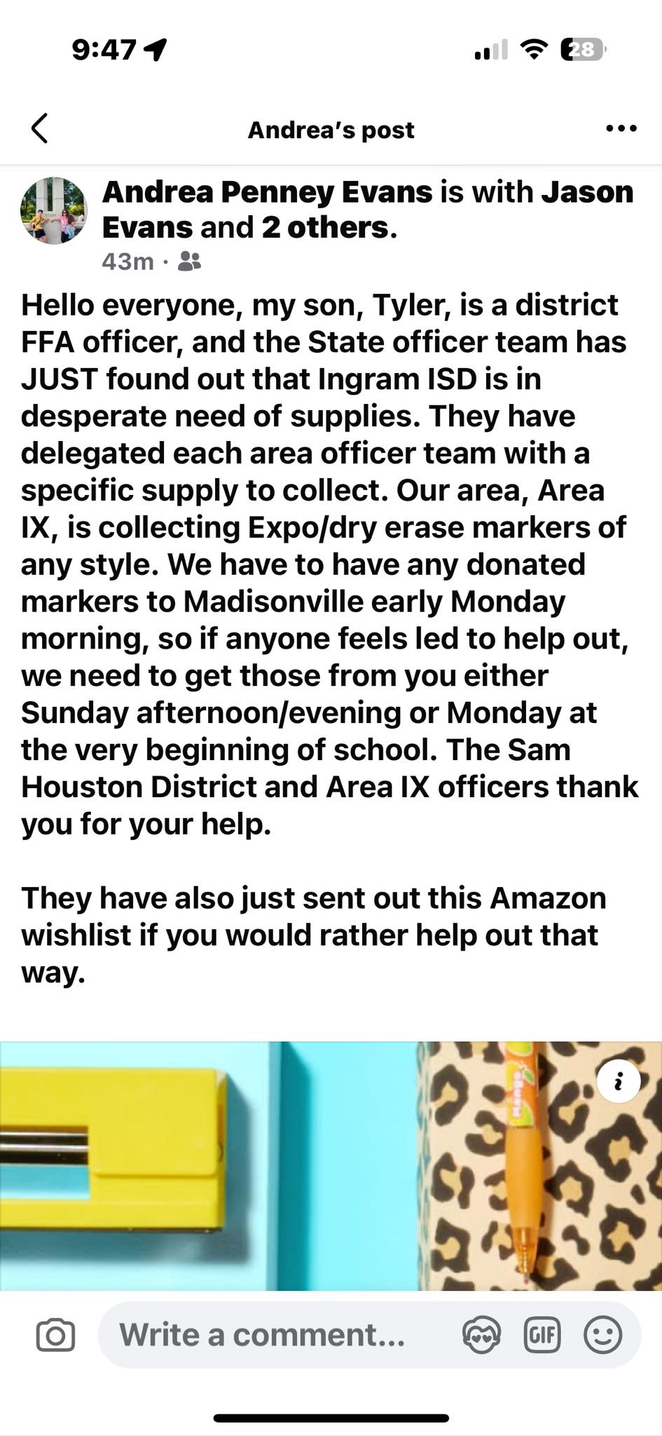 Photo credit: facebook