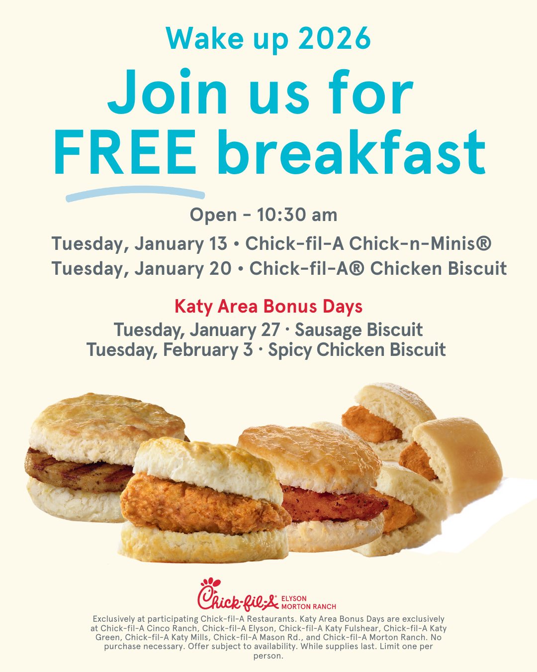 Chick-fil-A Menu