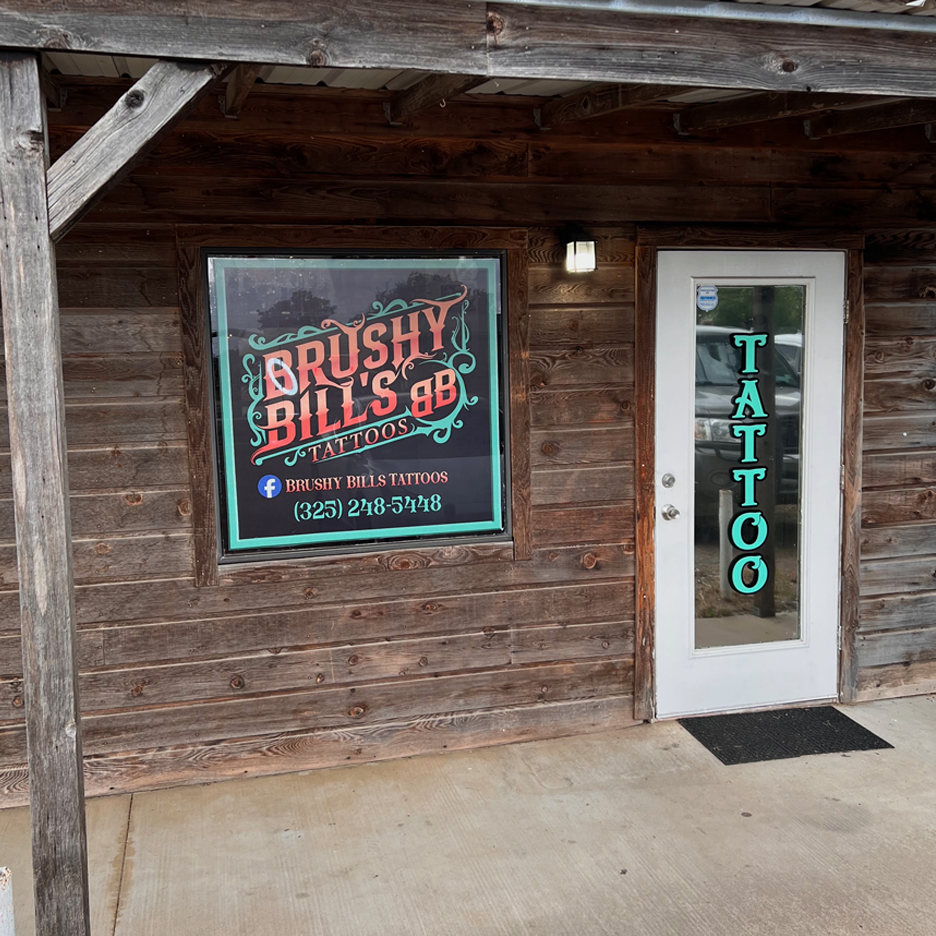 Brushy Bills Tattoos 2735 RM 1431, Kingsland Texas 78639