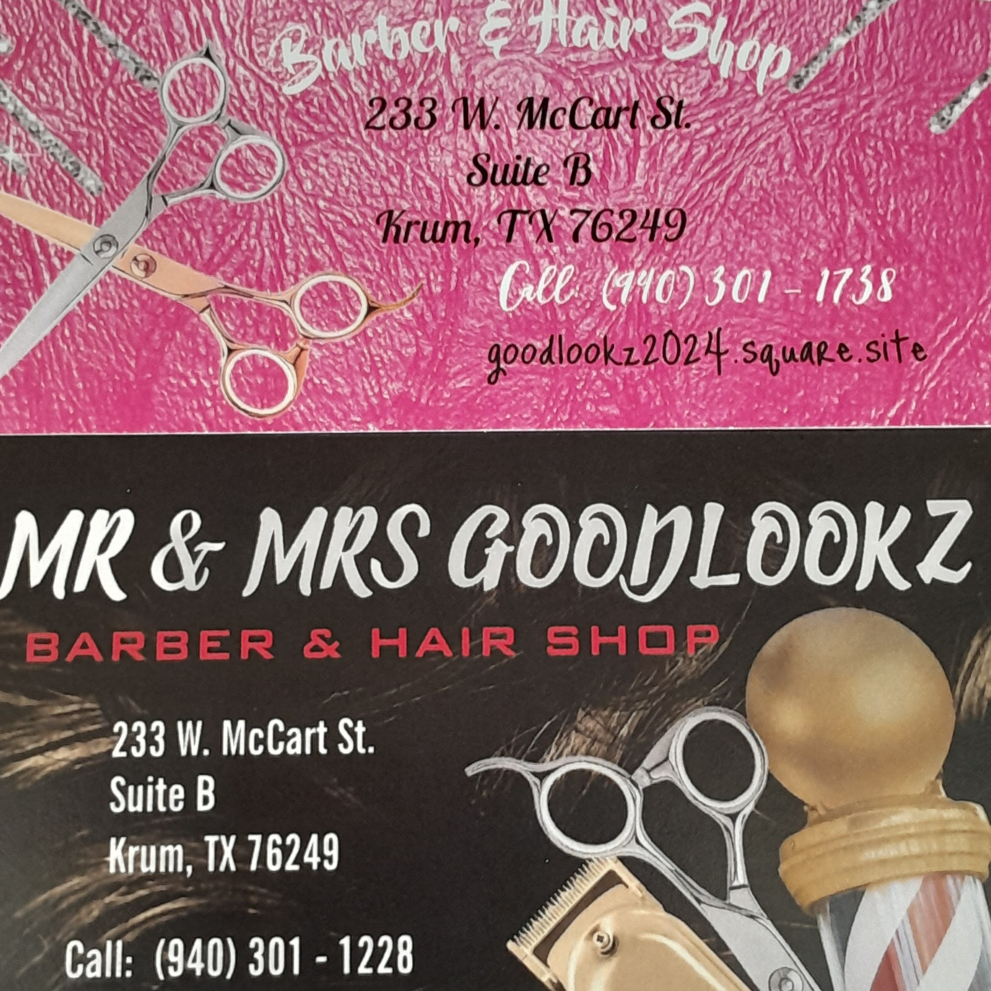 Mr & Mrs GoodLookz 233 W McCart St Unit B, Krum Texas 76249