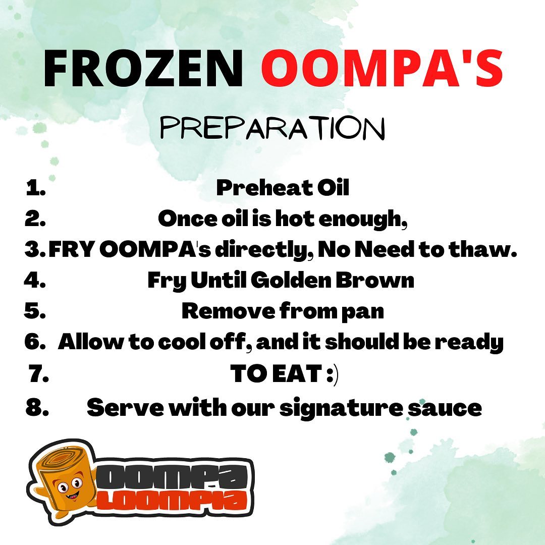 Oompa Lumpia Menu