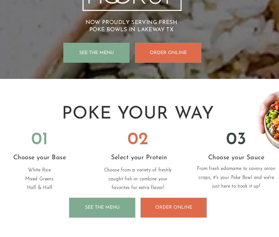 The Poke Hookup Menu