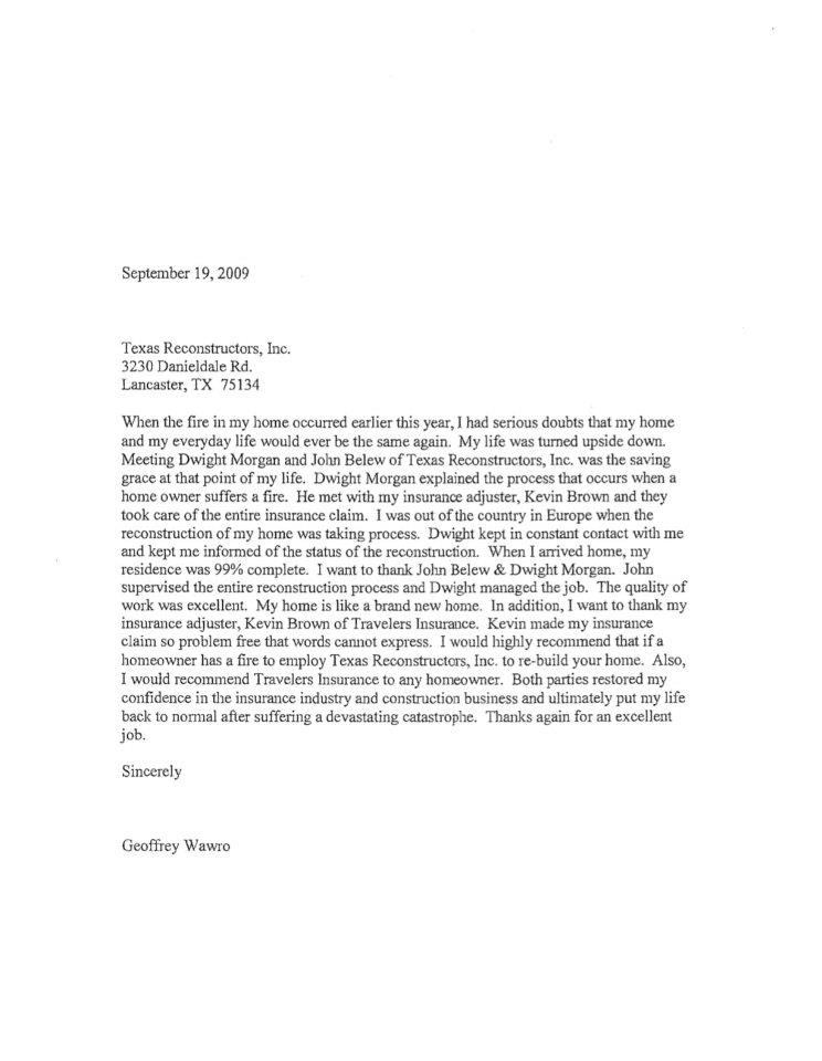 Texas Reconstructors Inc.