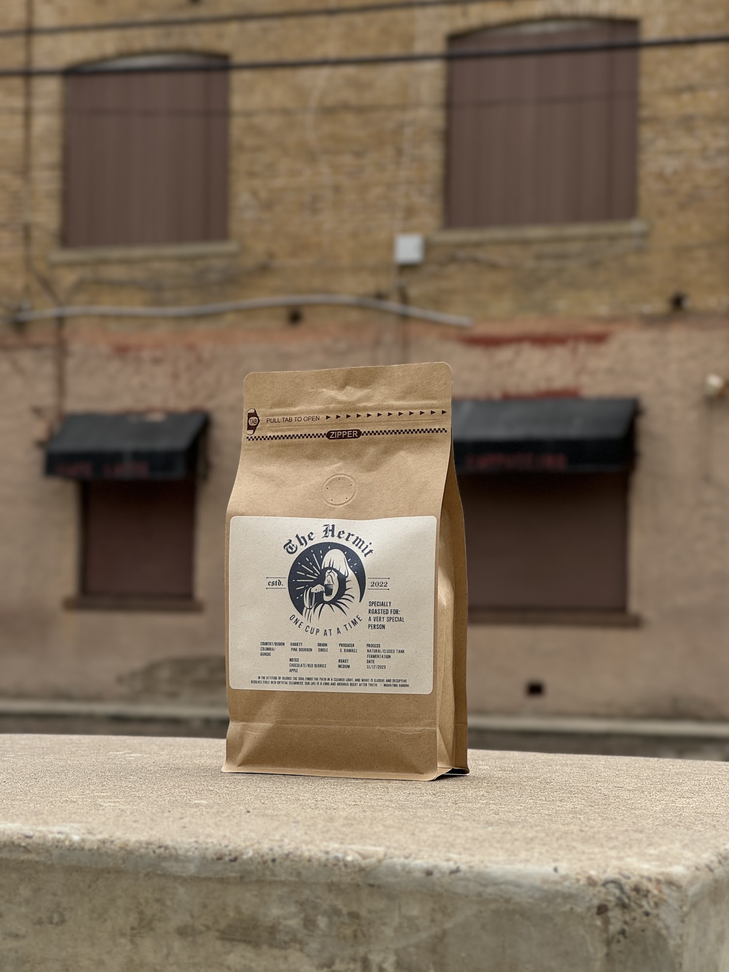 The Hermit Specialty Coffee Menu