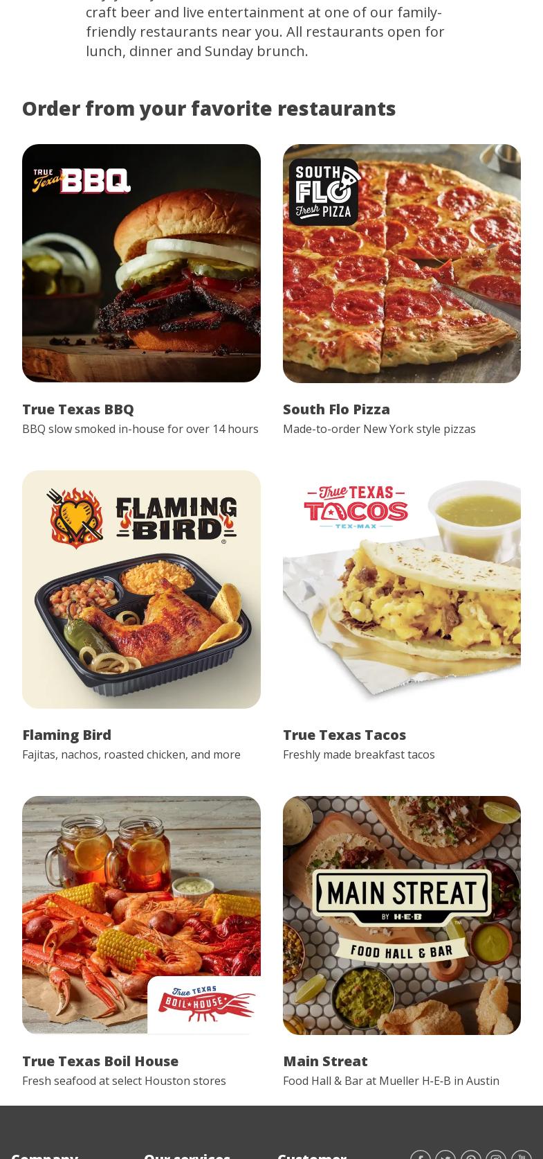 Flaming Bird By H-E-B Menu