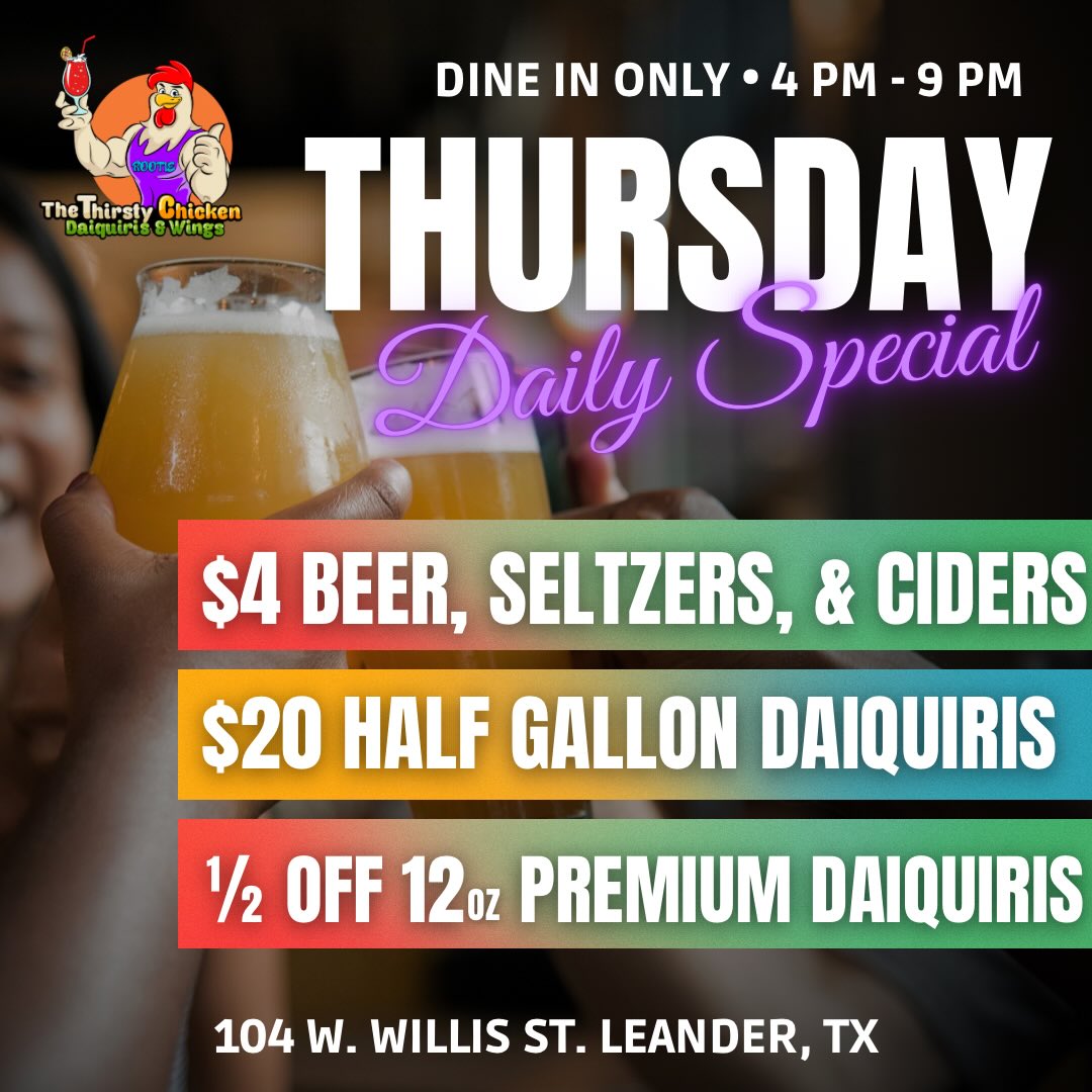 The Thirsty Chicken Leander