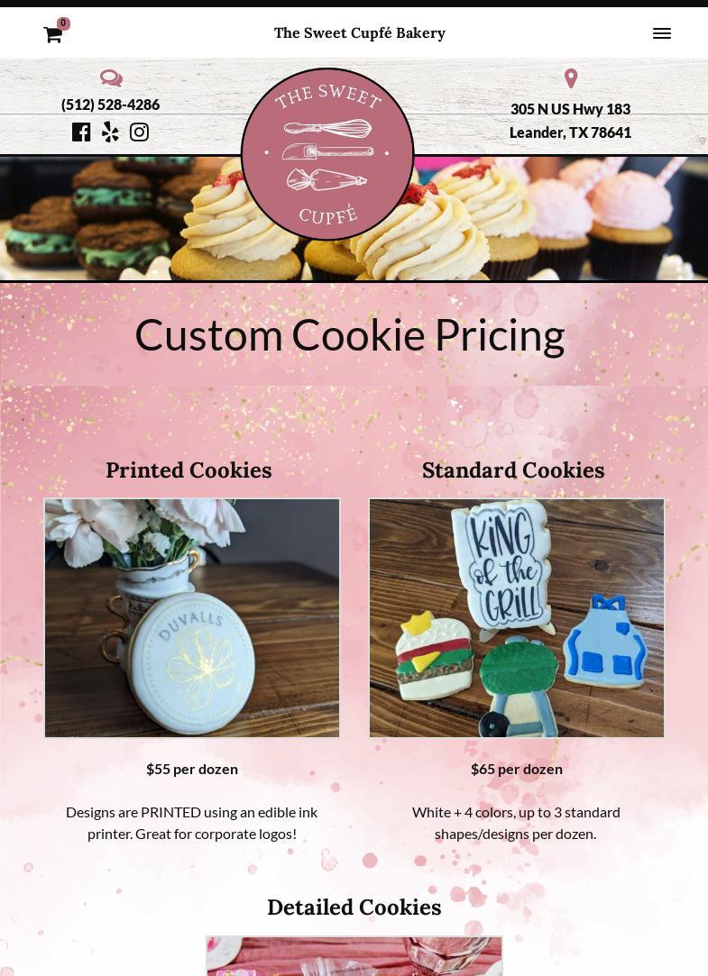 The Sweet Cupfé 305 US-183, Leander