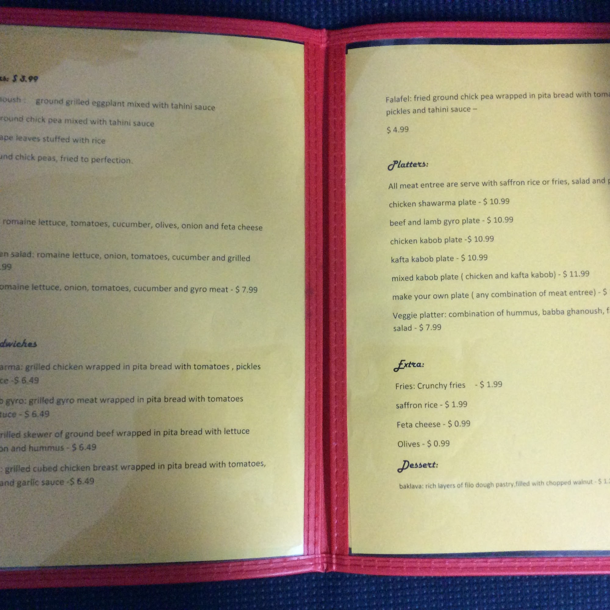 Manara Cafe Authentic Lebanese and Mediterranean Cuisine Lubbock