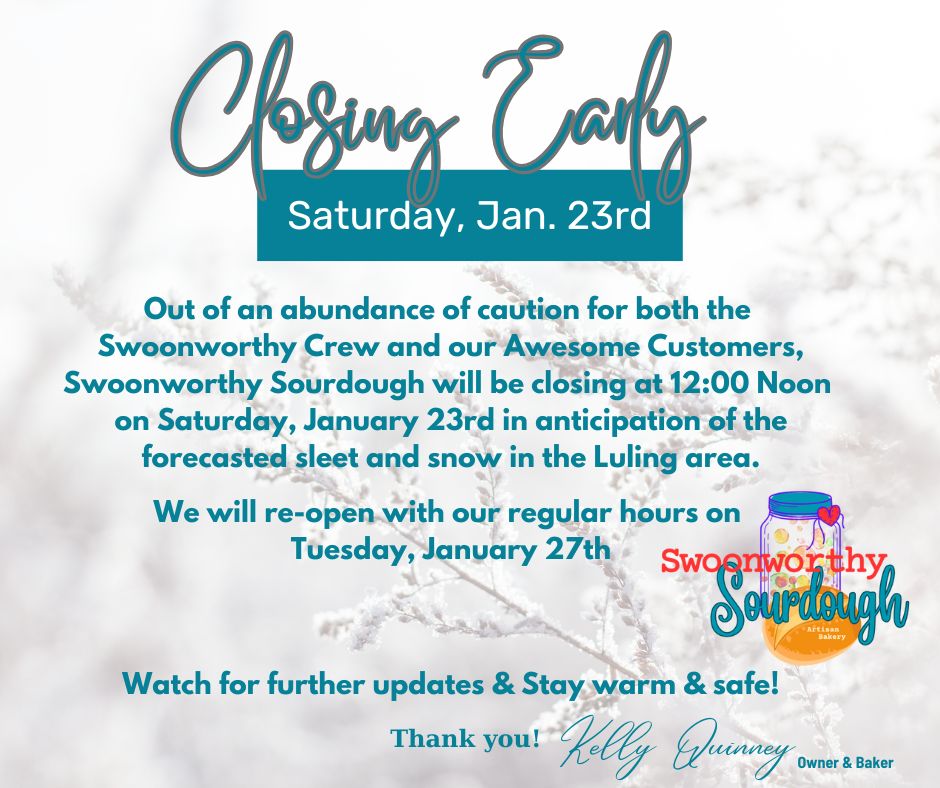 Swoonworthy Sourdough Artisan Bakery Luling