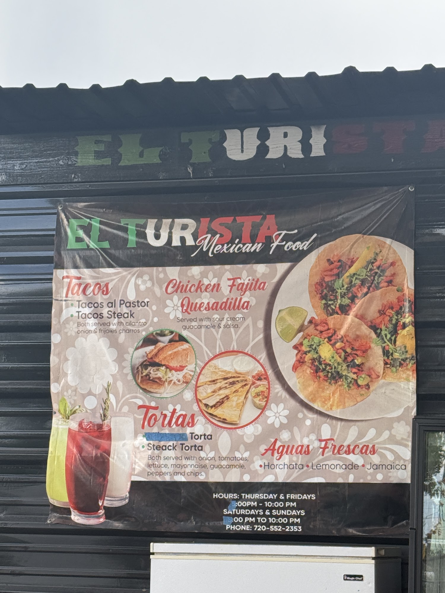 El Turista Menu