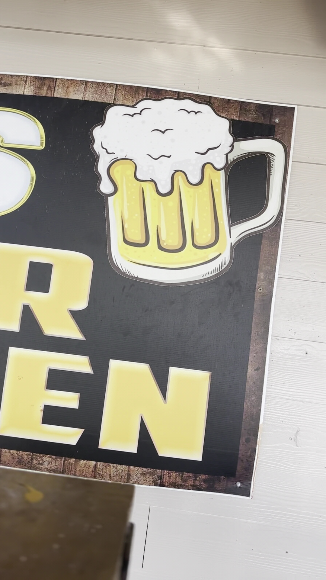 T.O's Beer Garden Menu