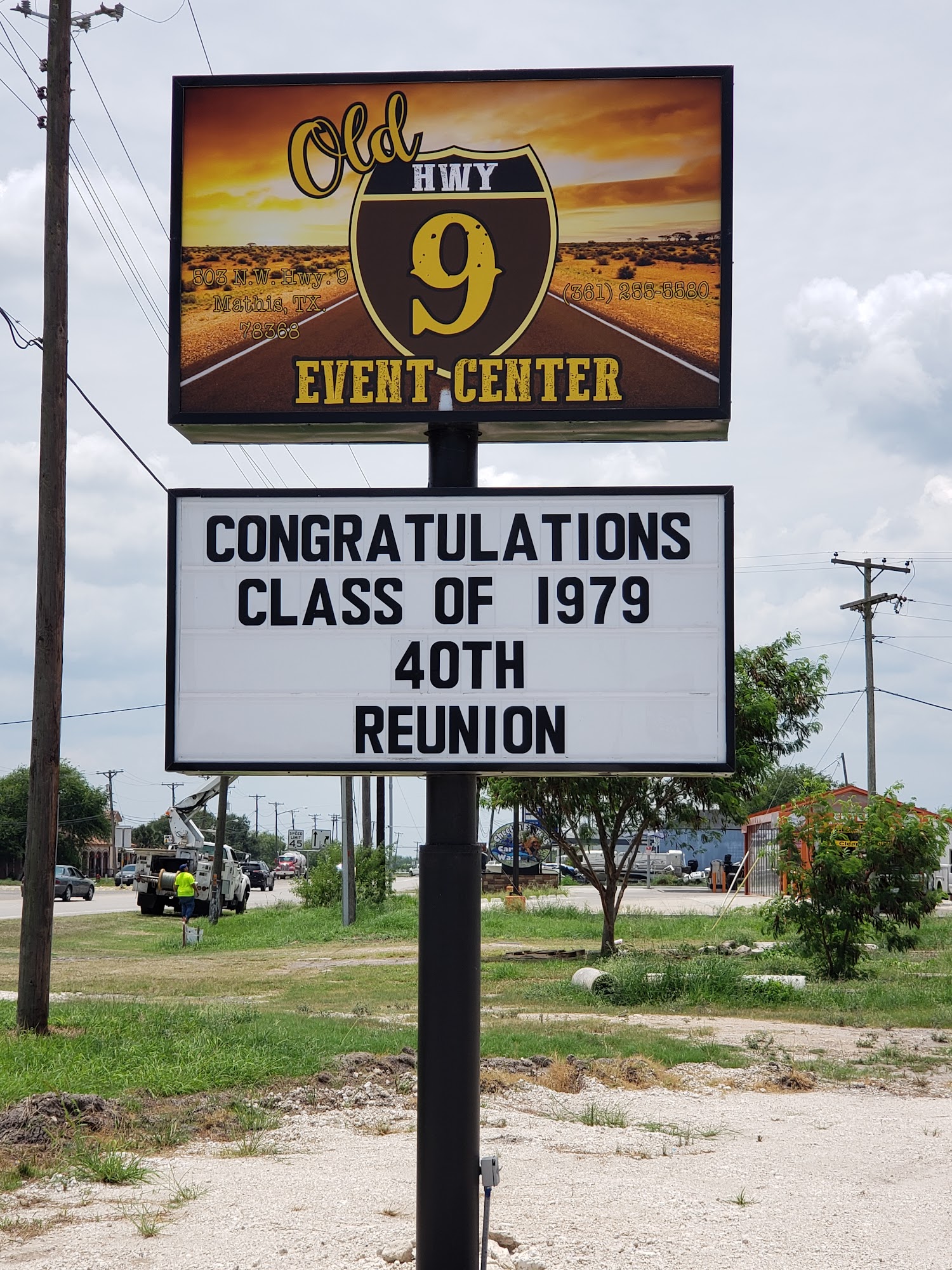 Old hwy 9 event center Mathis