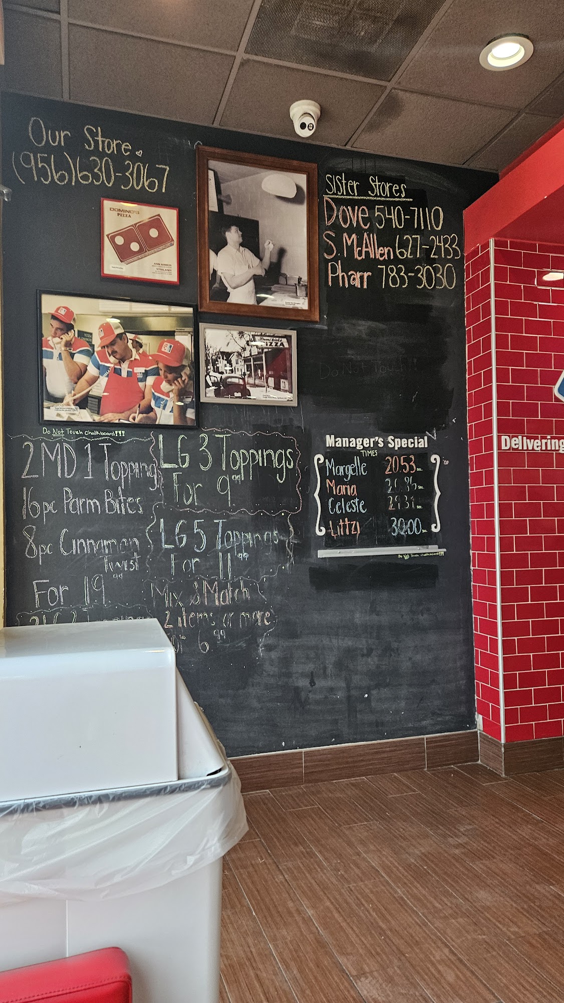 Domino's Pizza Menu