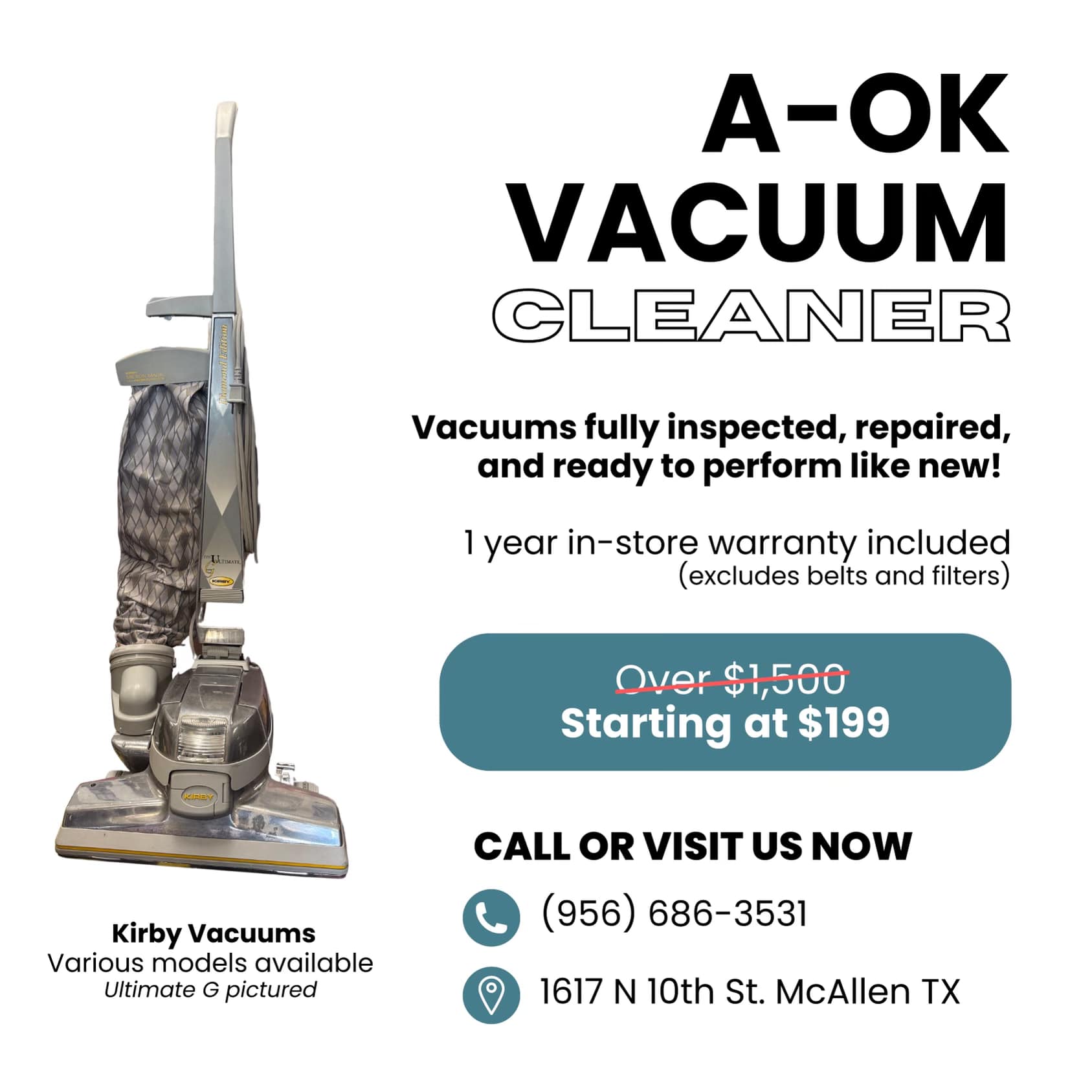 A-Ok Vacuum Cleaner Sales and Service