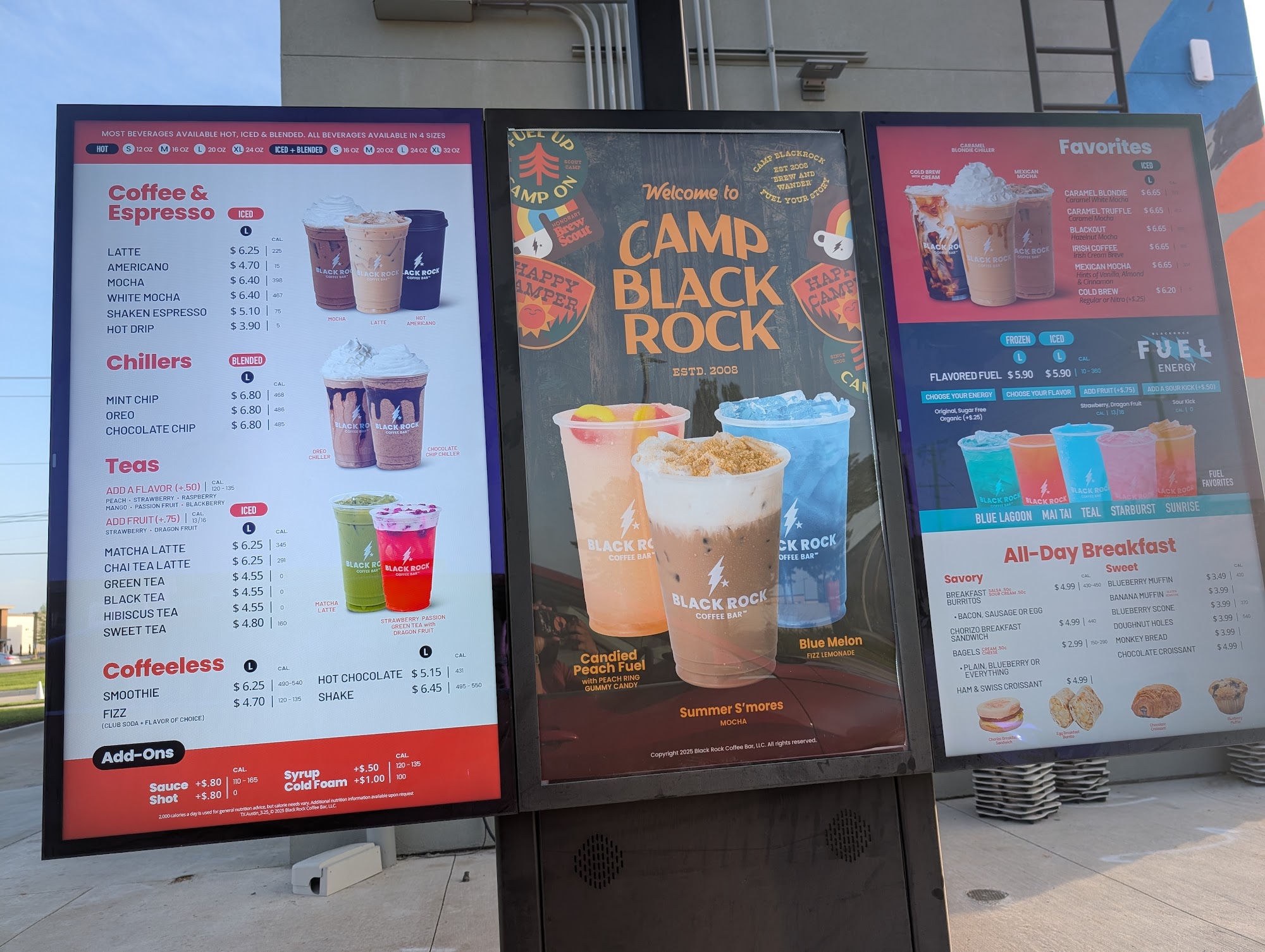 Black Rock Coffee Bar Menu