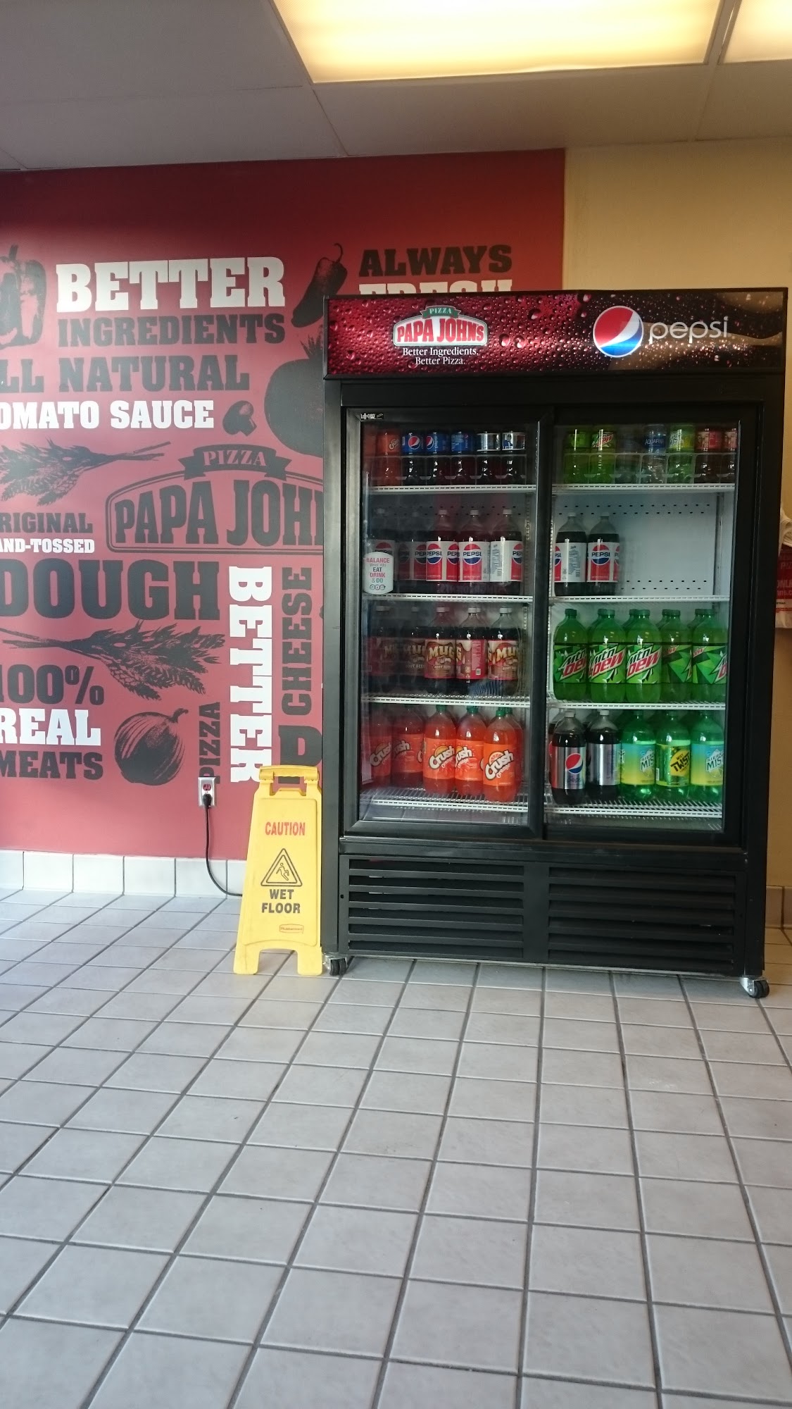 Papa Johns Pizza Menu