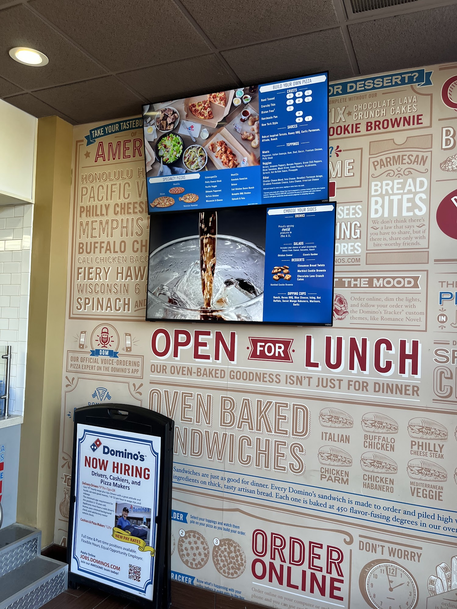 Domino's Pizza Menu