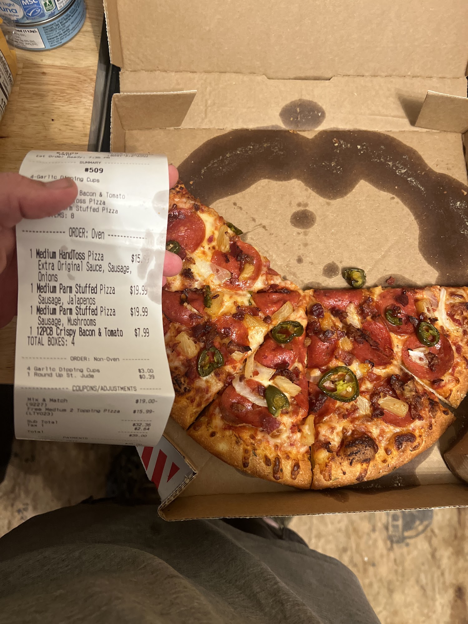 Domino's Pizza Menu