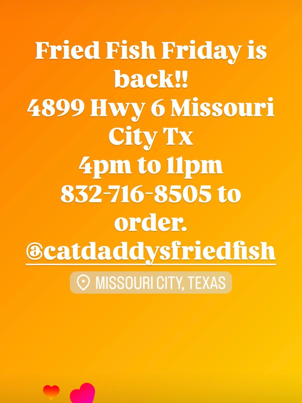 Cat Daddy's (Food Truck) Menu