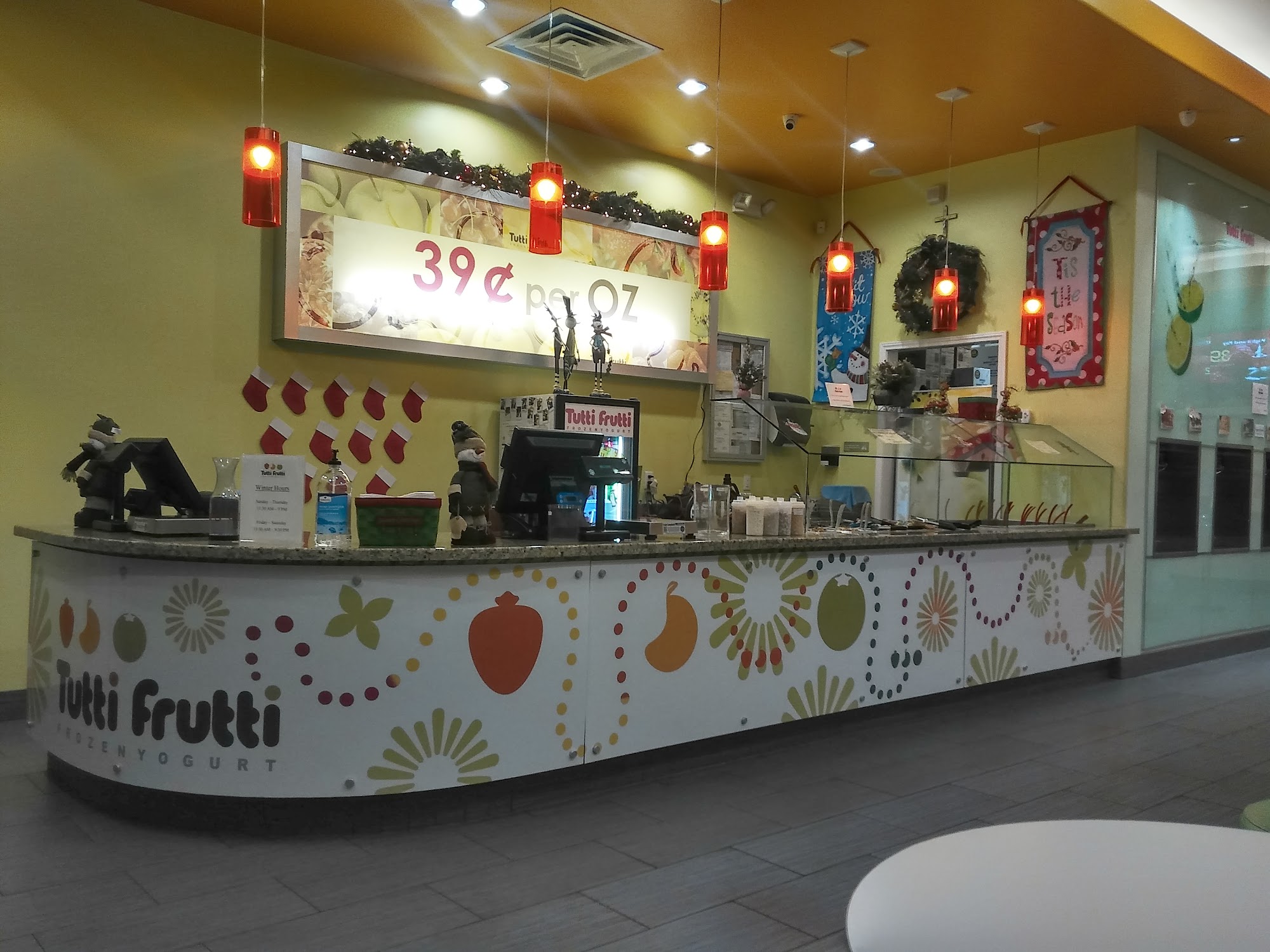 Tutti Frutti Menu