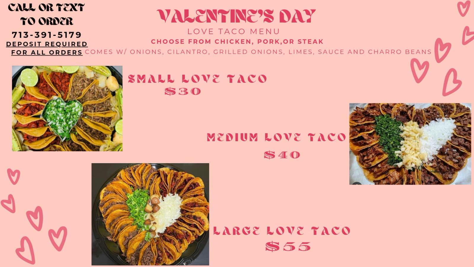 Taqueria sabor a Mexico Menu