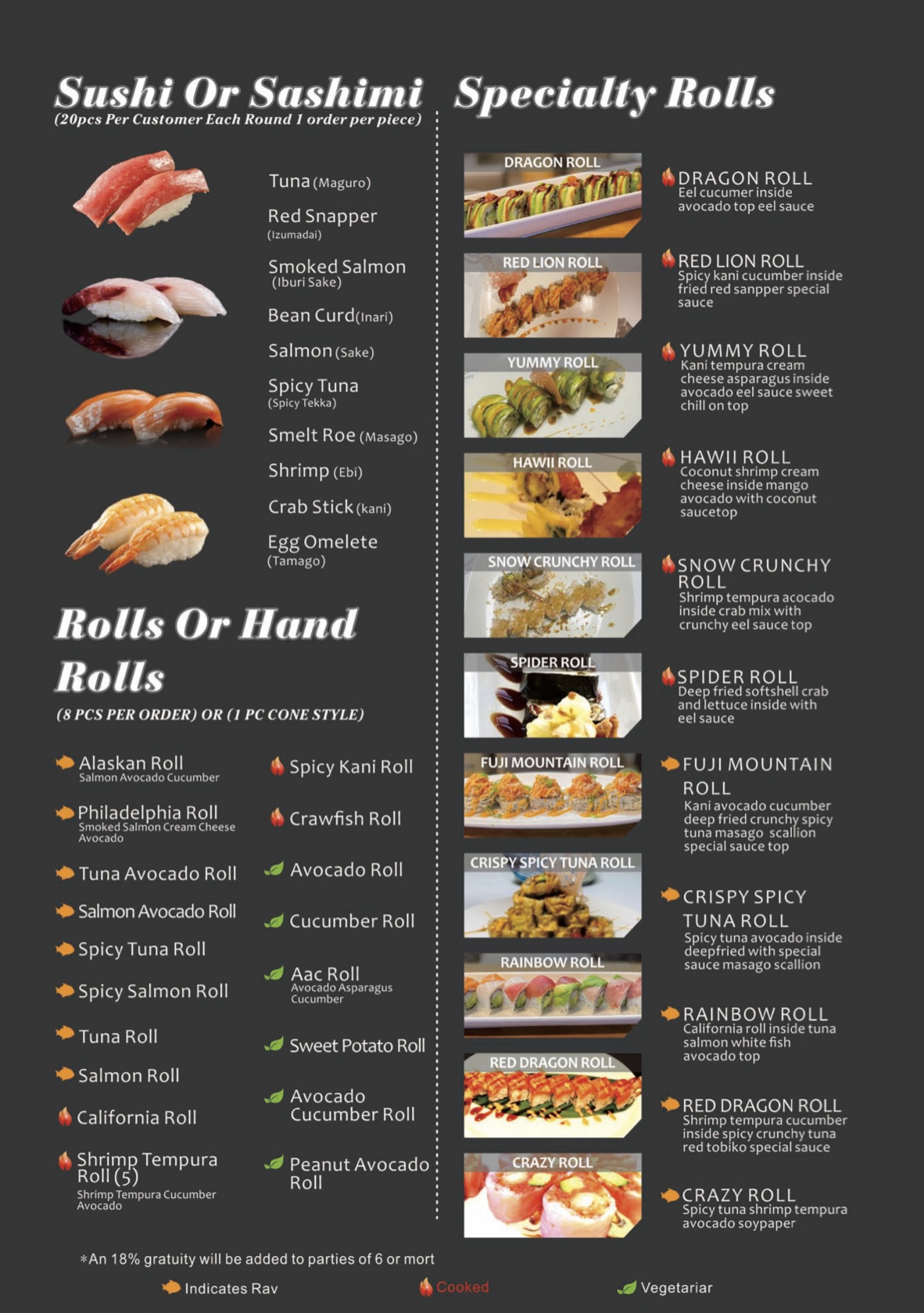 Jeju Island Menu