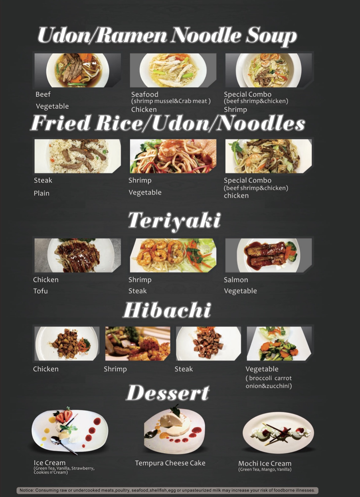 Jeju Island Menu