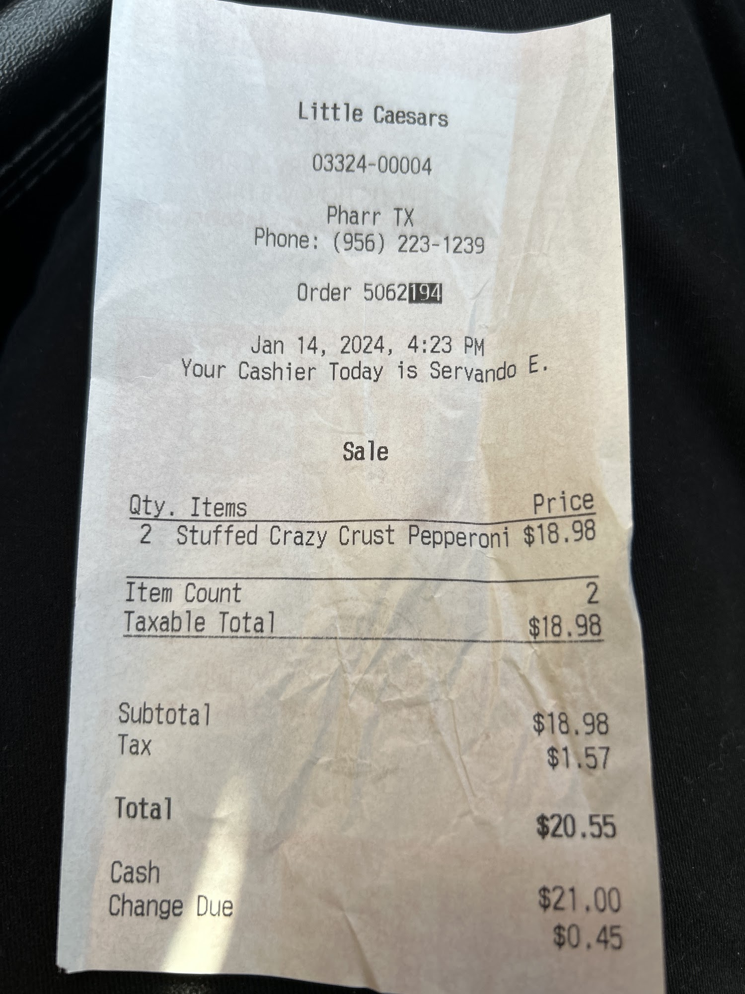 Little Caesars Pizza Menu