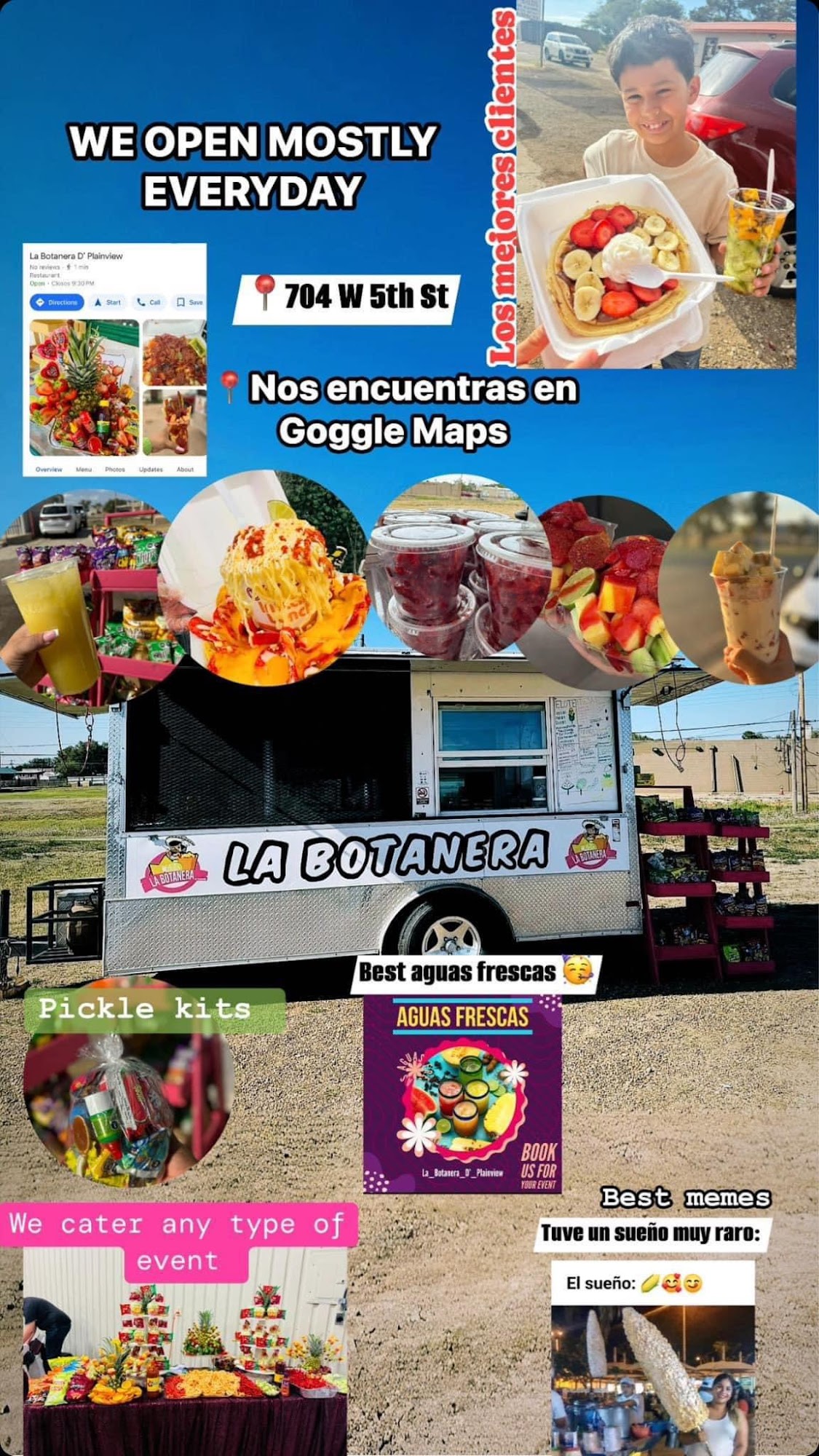 La Botanera D’ Plainview Menu