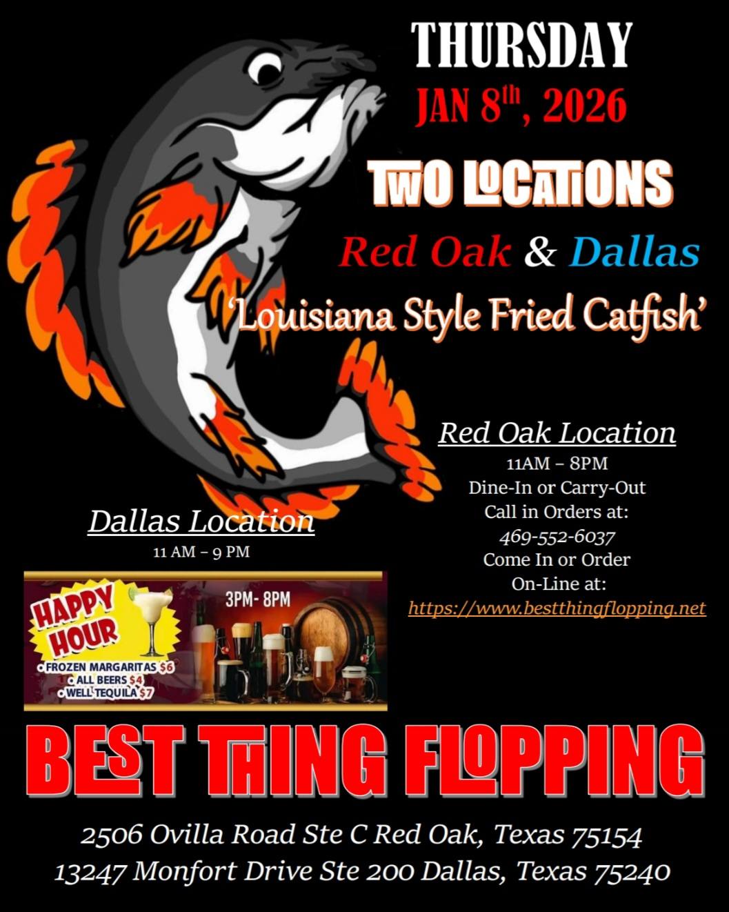 BEST THING FLOPPING Red Oak