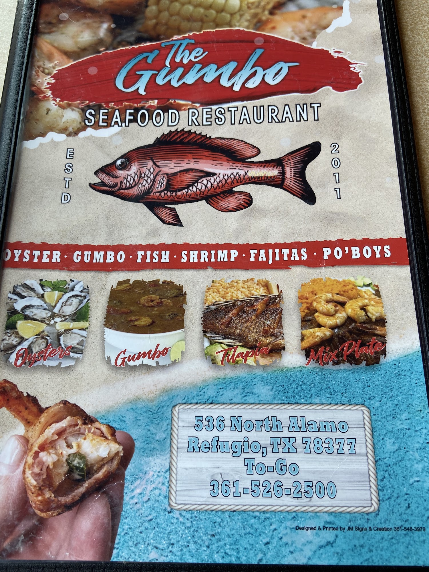 The Gumbo Seafood Refugio