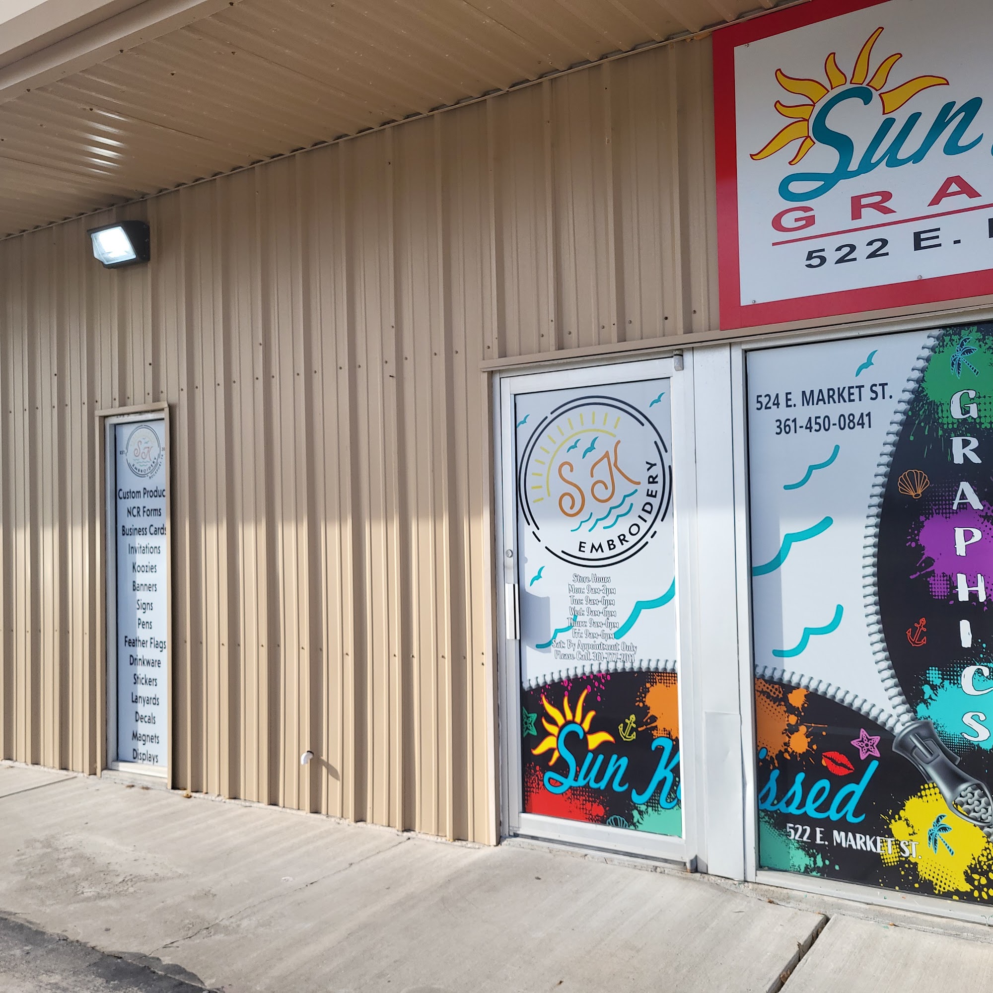 Sun Kissed Graphics 522 E Market St, Rockport Texas 78382