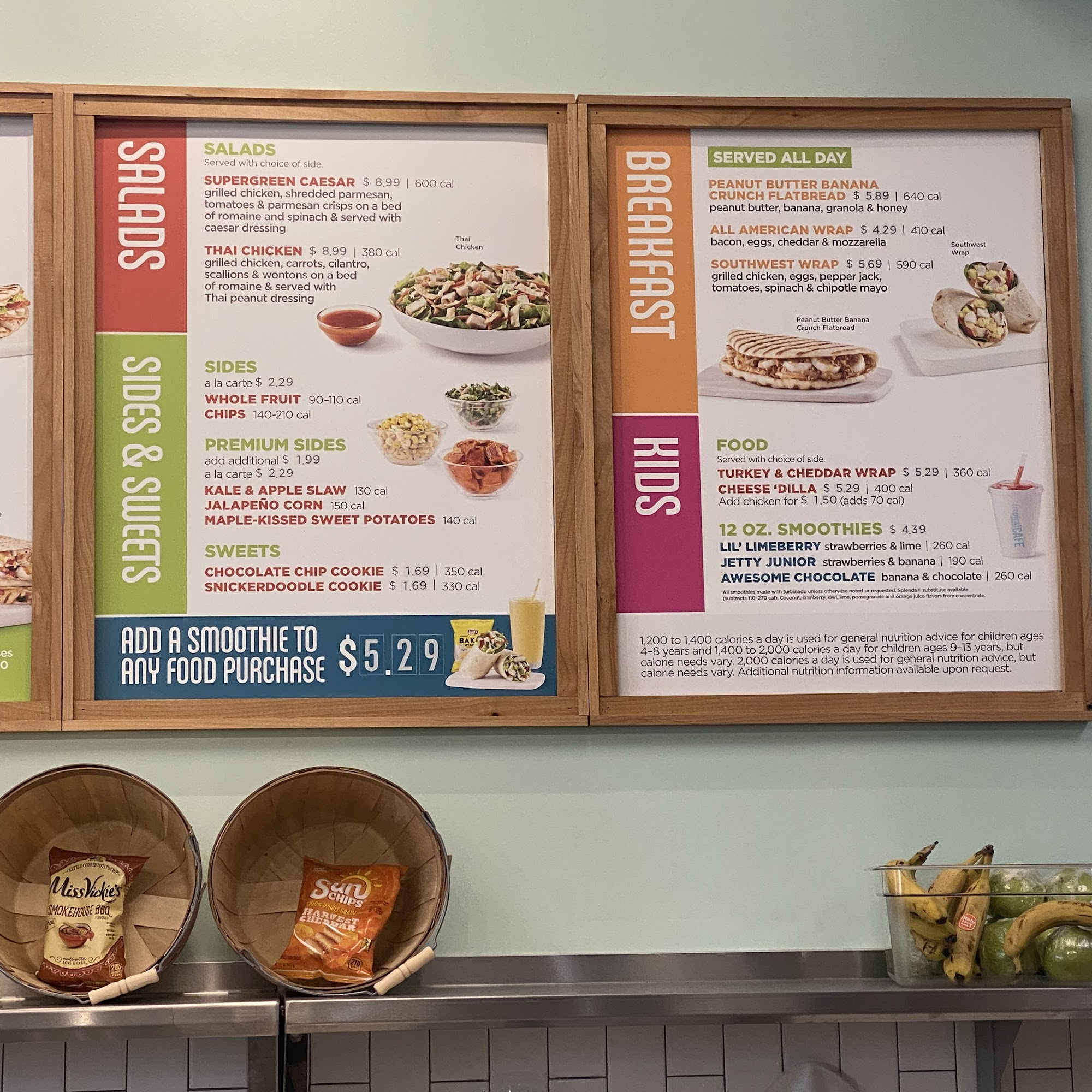 Tropical Smoothie Cafe Menu