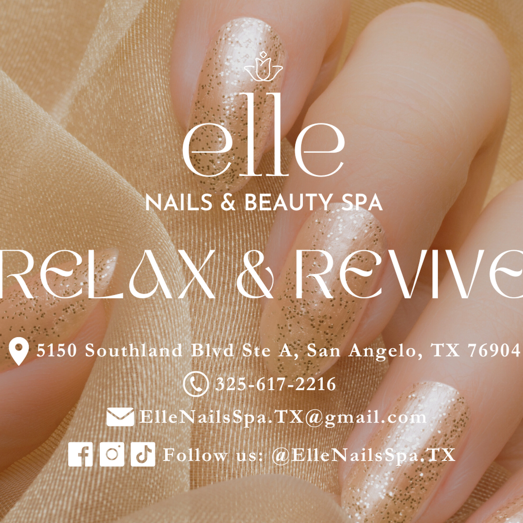 Elle Nails & Beauty Spa 5150 Southland Blvd a, San Angelo Texas 76904
