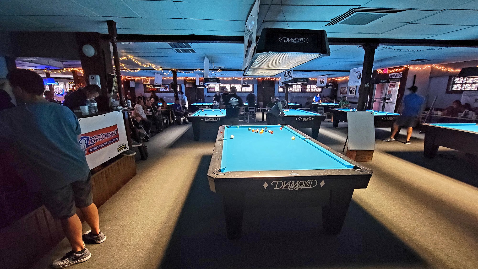 Banana's Billiards Menu