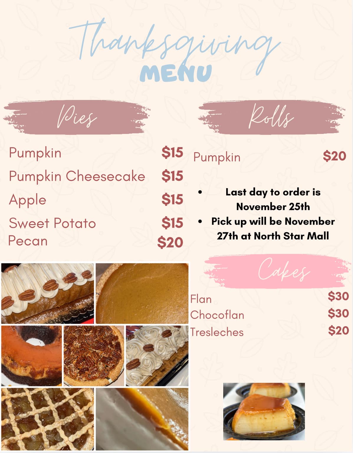 Frida Kalorie Menu